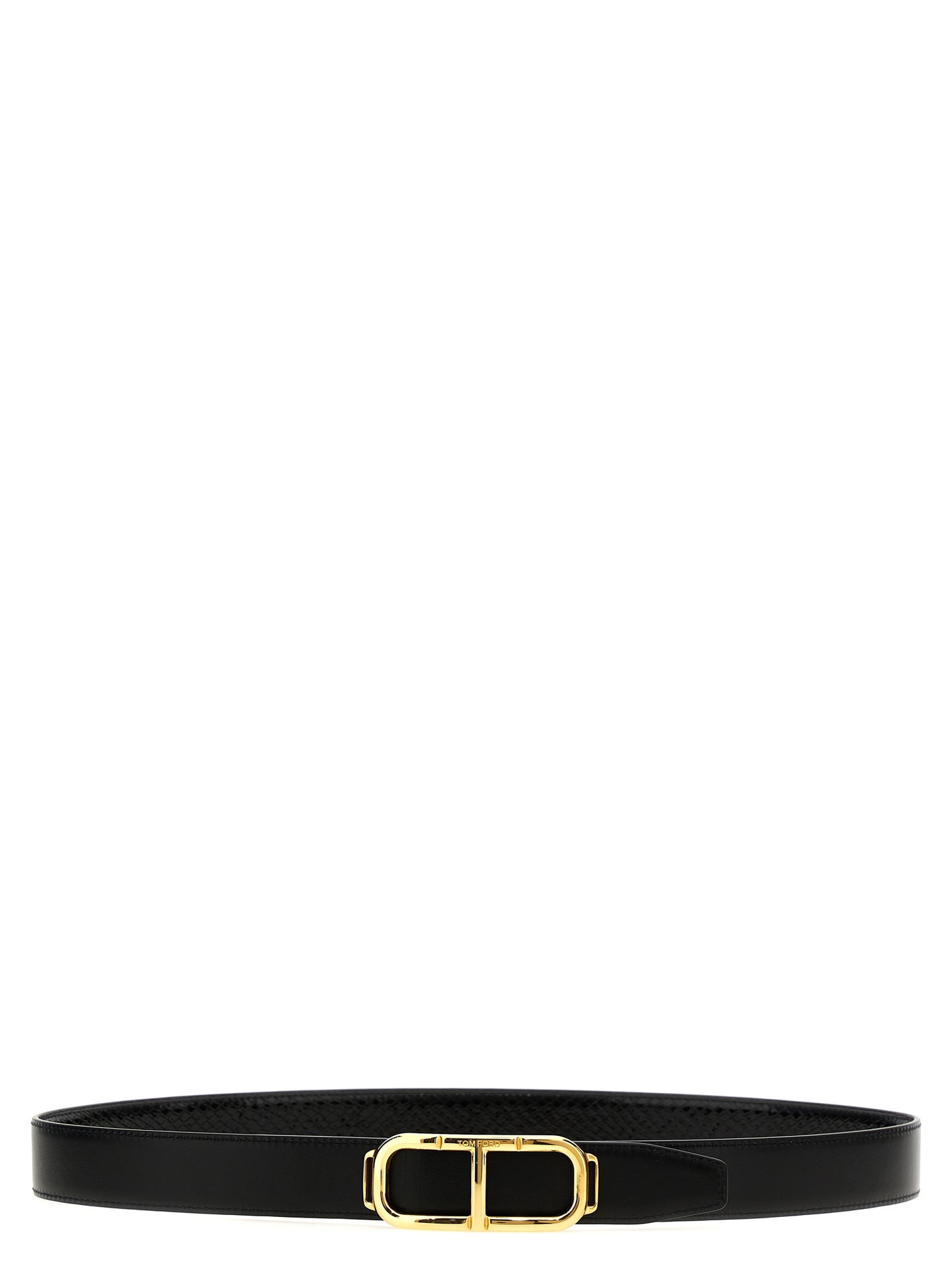 Tom Ford Black Leather Regular Belt Curated Luxury Accessories by Orvyn
