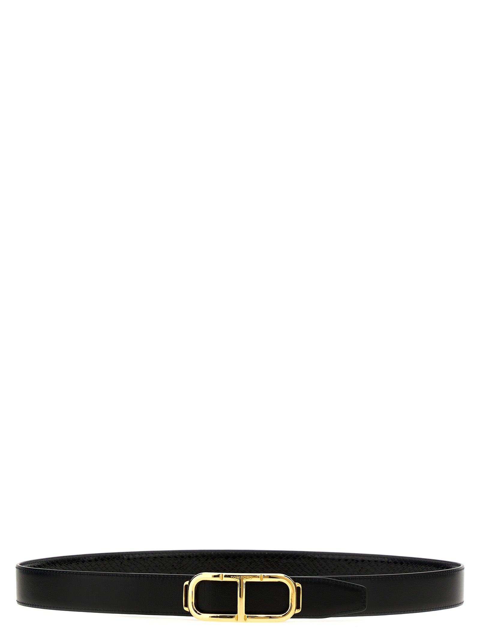 Tom Ford Black Leather Regular Belt Curated Luxury Accessories by Orvyn