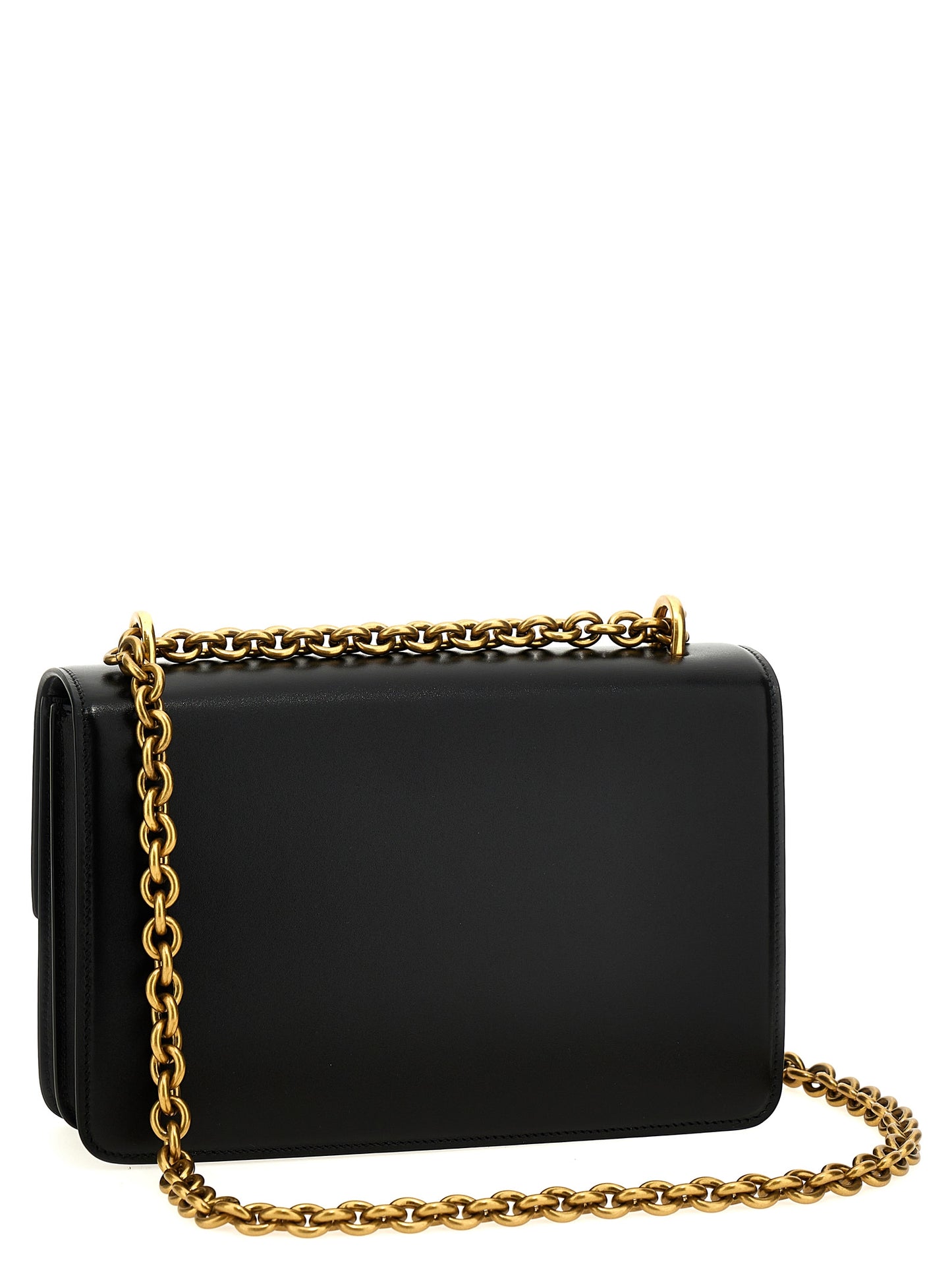 Valentino Garavani Black Calfskin Shoulder Bag Curated Luxury Accessories by Orvyn