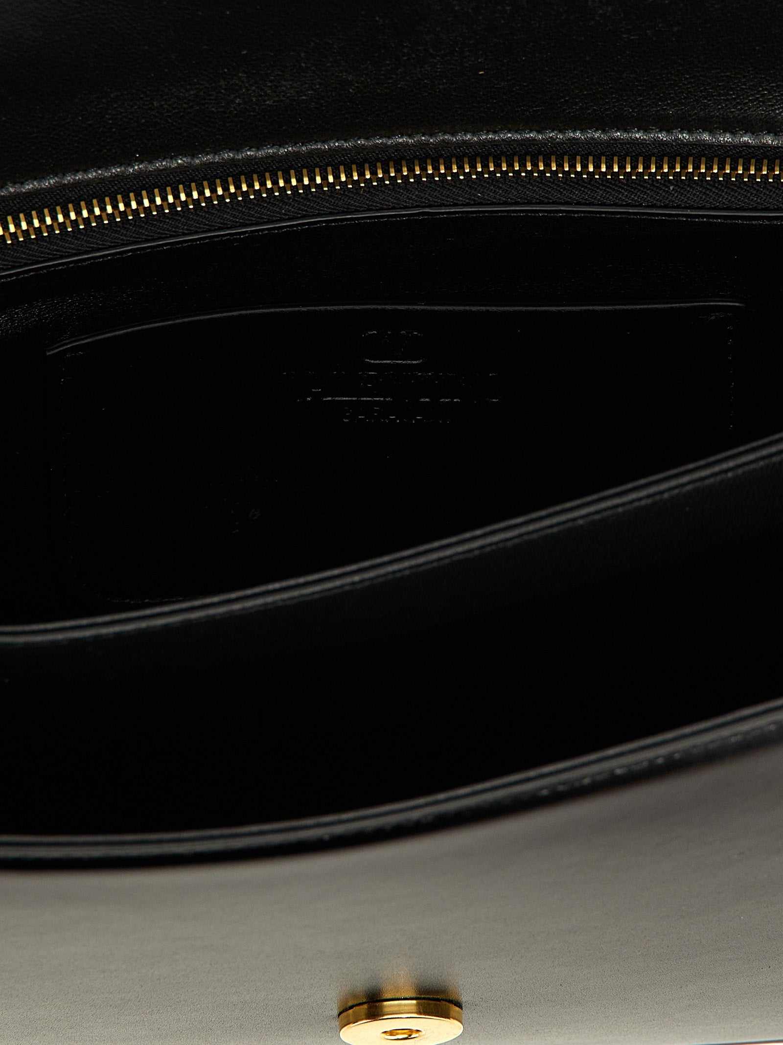 Valentino Garavani Black Calfskin Shoulder Bag Curated Luxury Accessories by Orvyn
