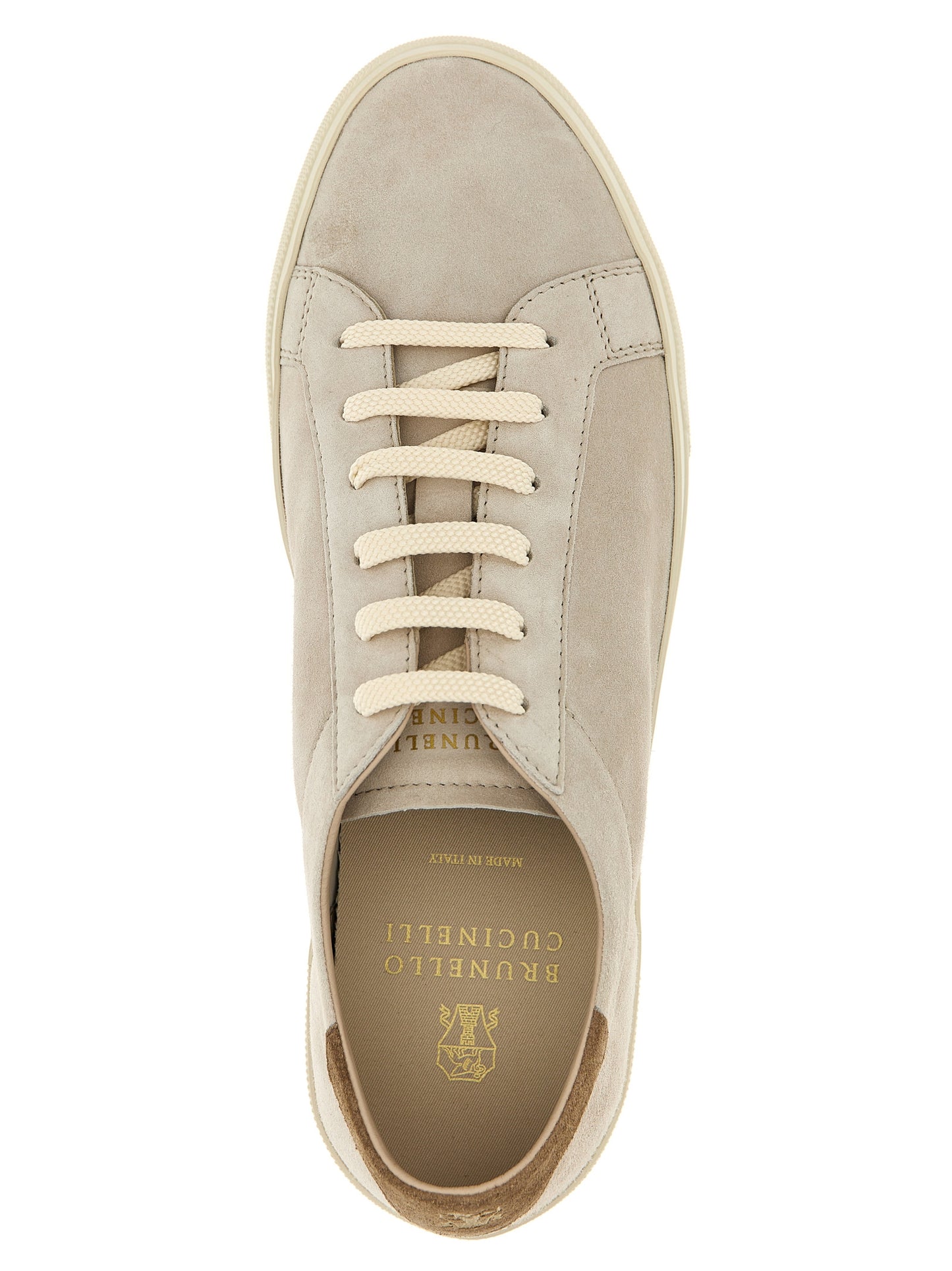 Brunello Cucinelli Beige 'Low Top' Sneakers