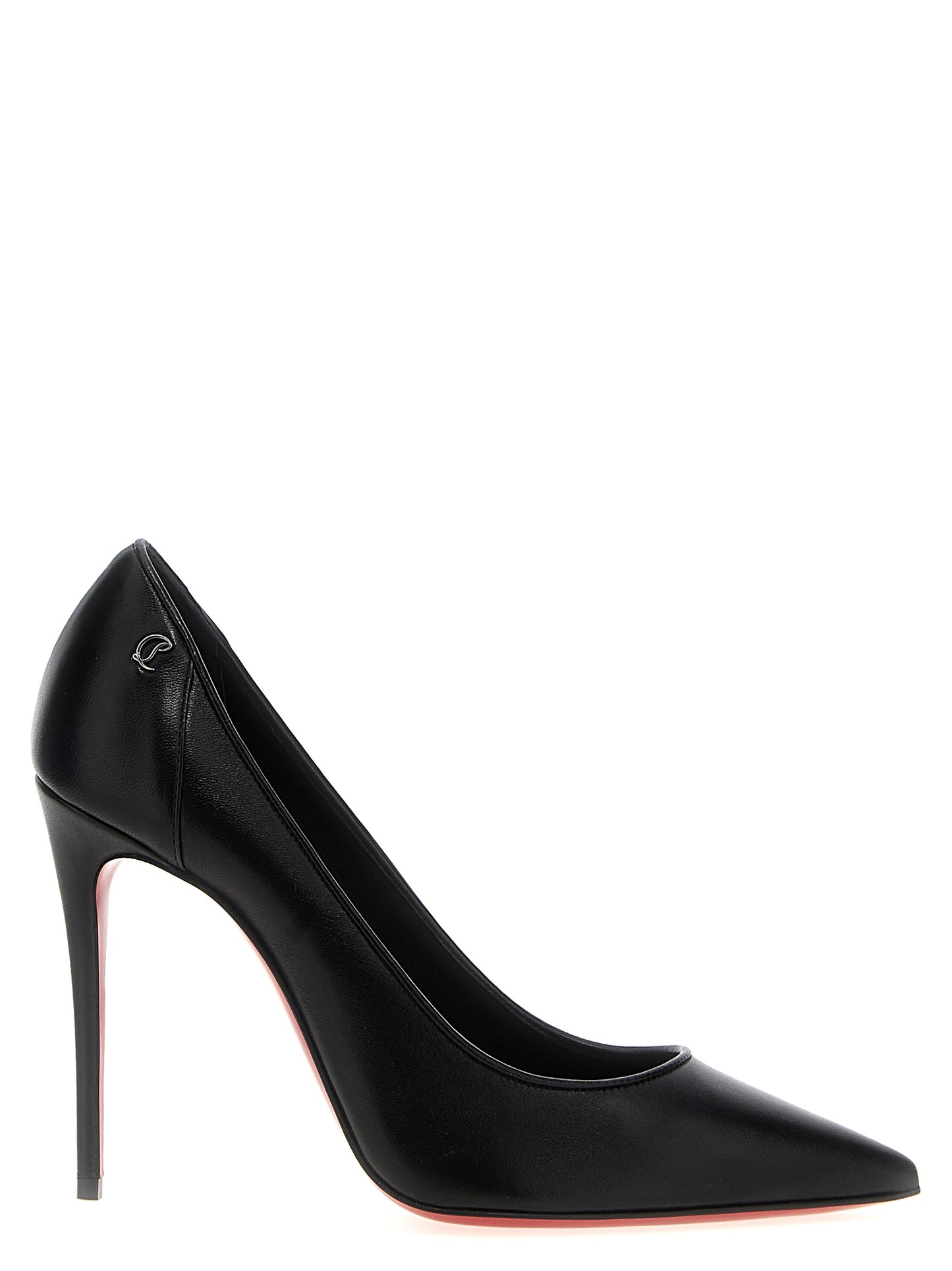 Christian Louboutin Black Sporty Kate Napa Leather High Heel Pumps