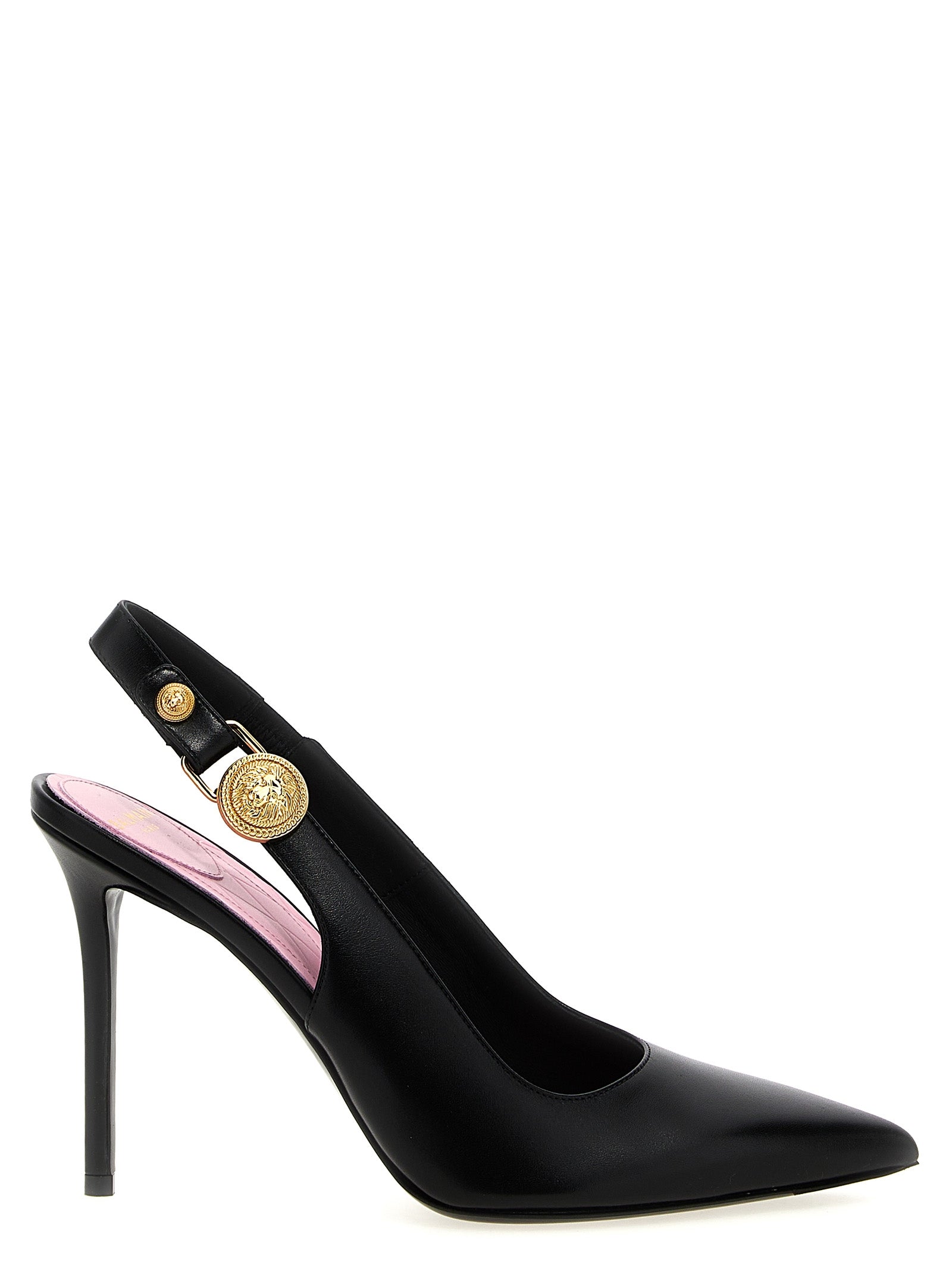 Balmain Black Calfskin High Heel Pumps Curated Luxury Accessories by Orvyn