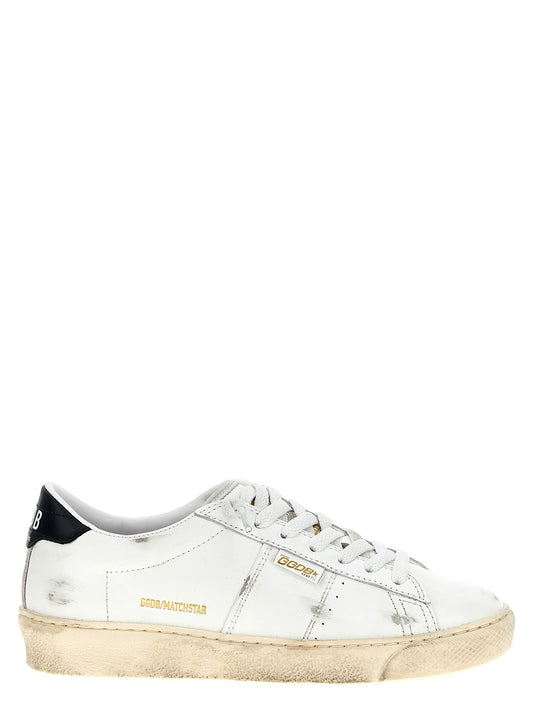 Golden Goose Blue Cowhide Low Top Sneakers Curated Luxury Accessories by Orvyn