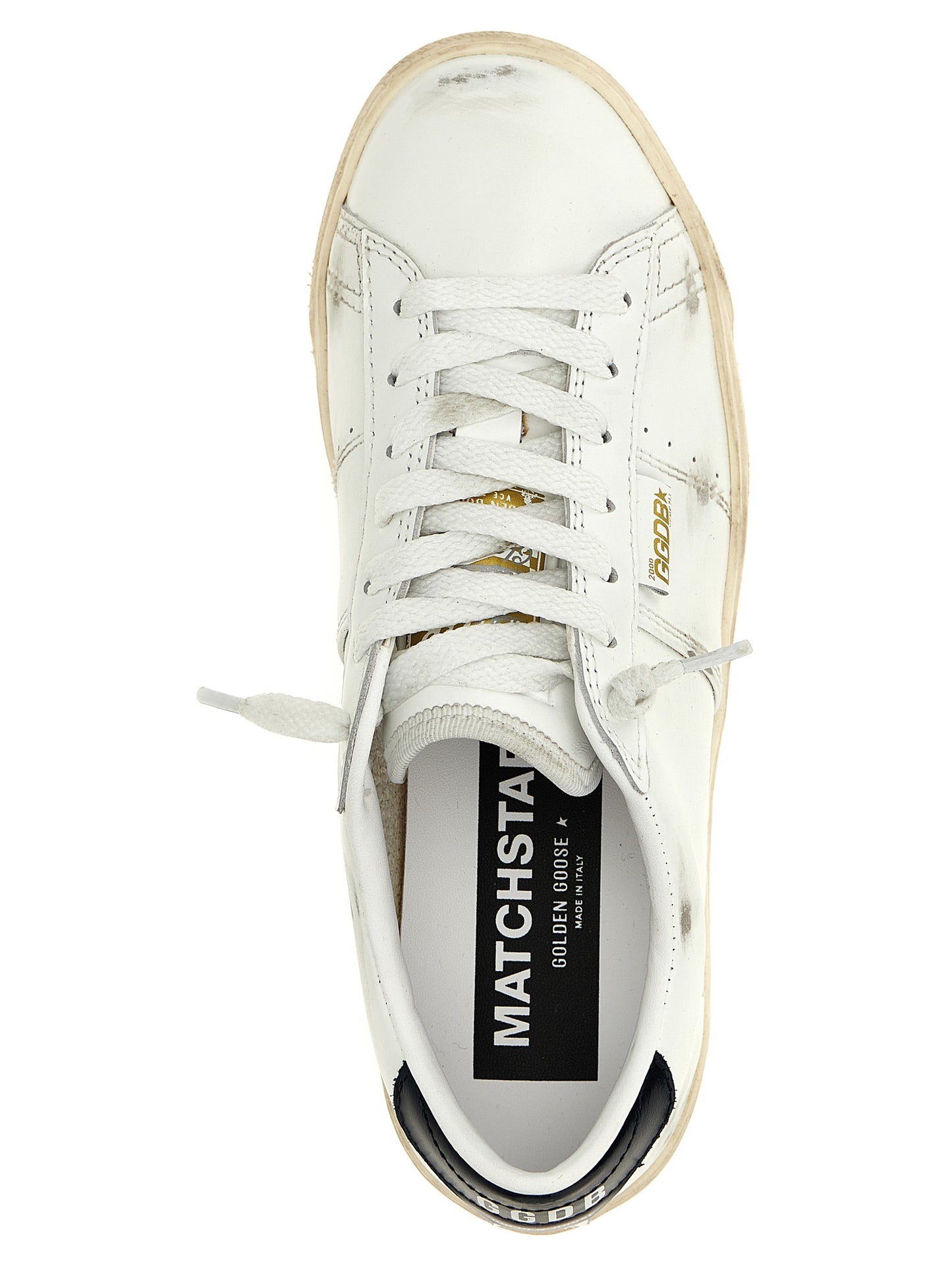 Golden Goose Blue Cowhide Low Top Sneakers Curated Luxury Accessories by Orvyn