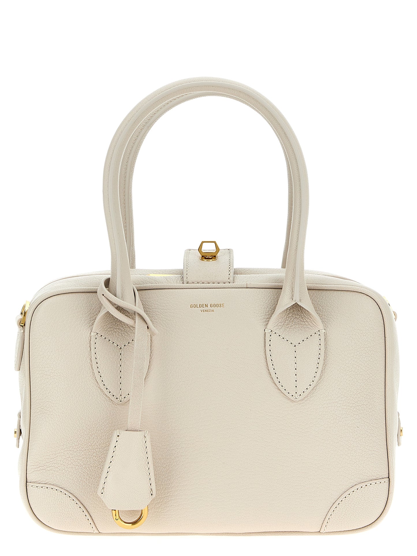 Golden Goose White Goatskin Handbag Curated Luxury Accessories by Orvyn
