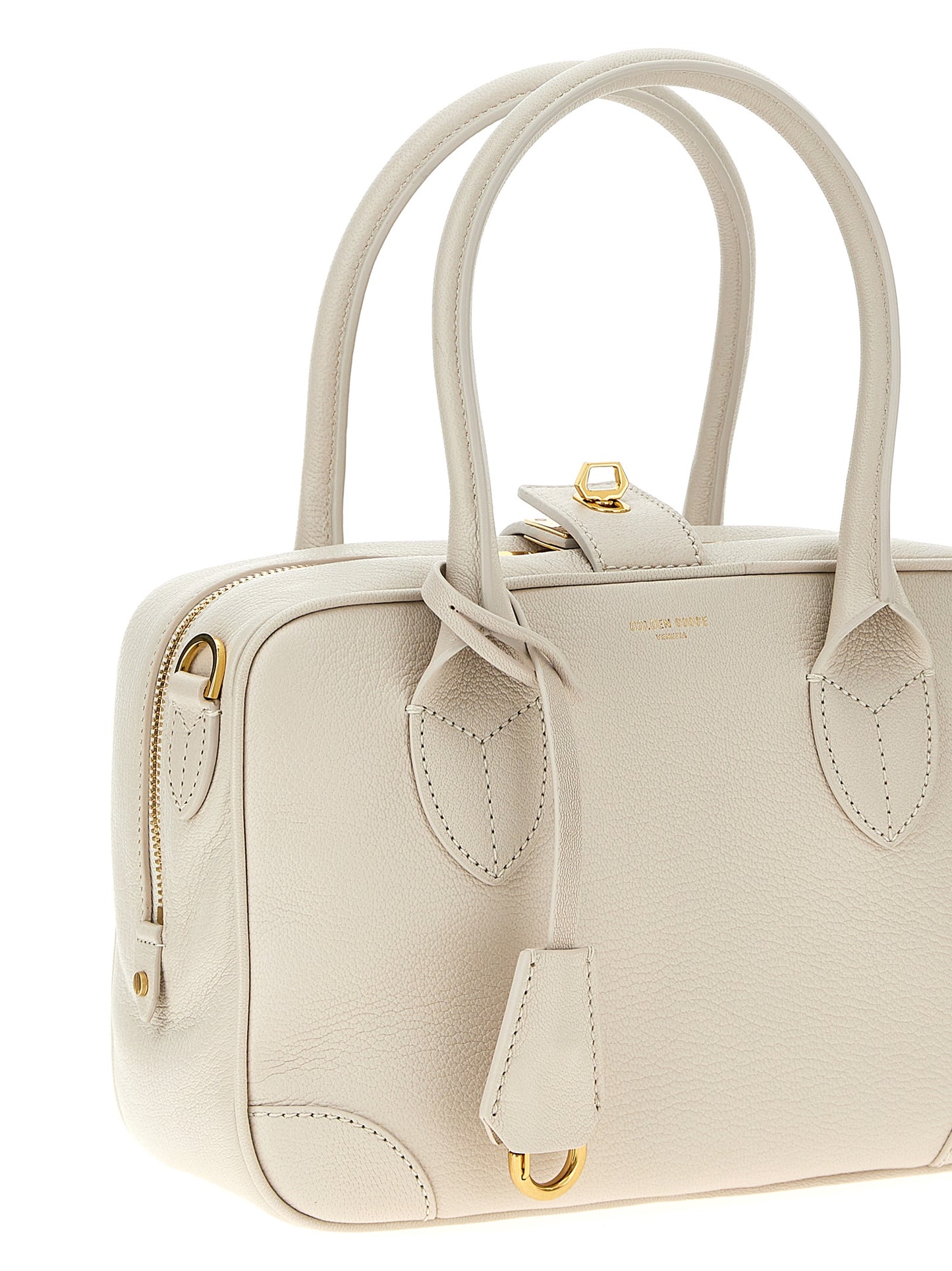 Golden Goose White Goatskin Handbag Curated Luxury Accessories by Orvyn