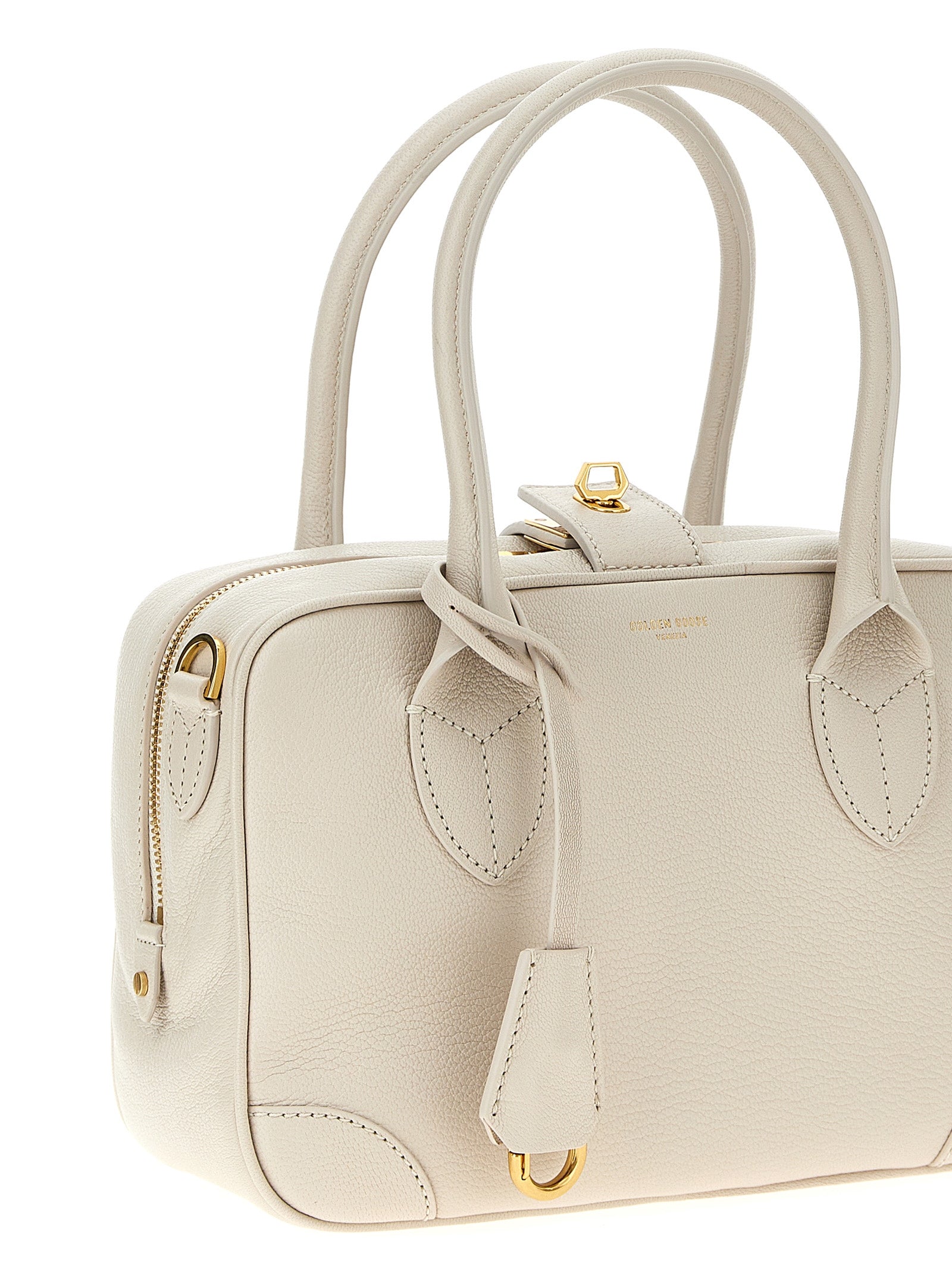 Golden Goose White Goatskin Handbag Curated Luxury Accessories by Orvyn