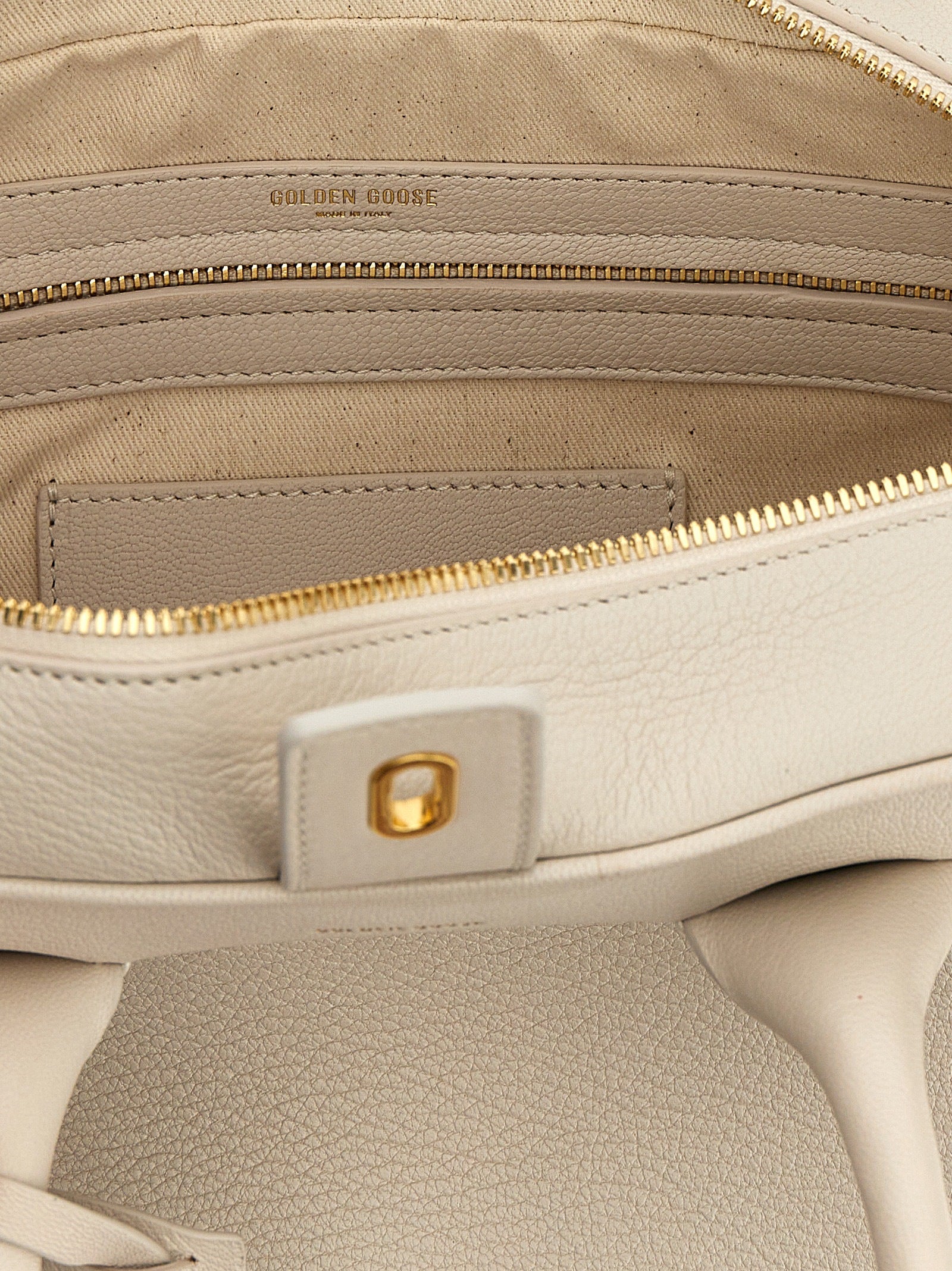 Golden Goose White Goatskin Handbag Curated Luxury Accessories by Orvyn