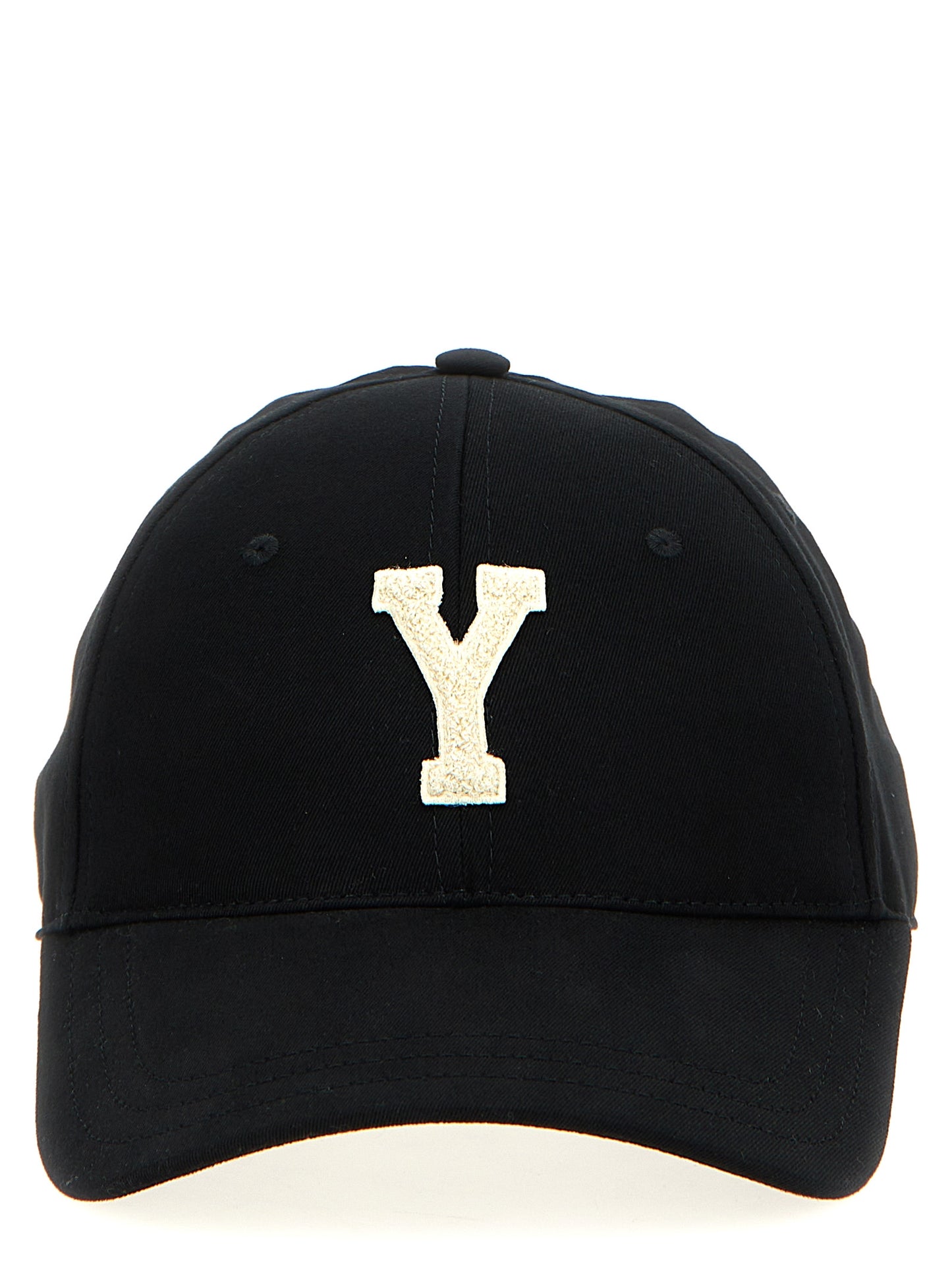 Saint Laurent Black Cotton Cap (Baseball Hat) Curated Luxury Accessories by Orvyn