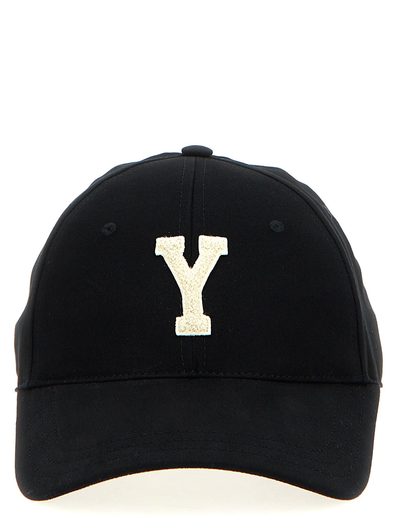 Saint Laurent Black Cotton Cap (Baseball Hat) Curated Luxury Accessories by Orvyn