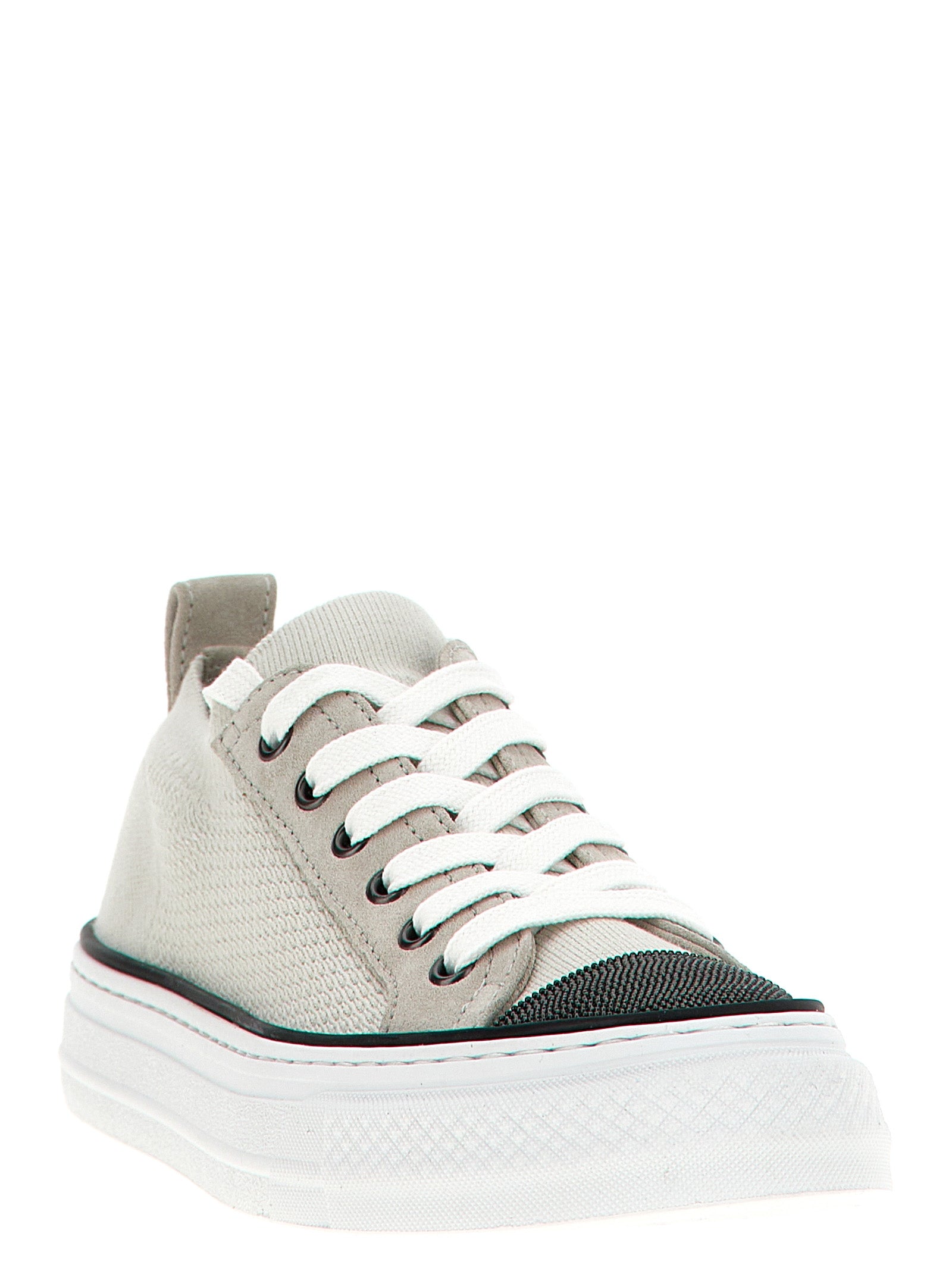 Brunello Cucinelli Multicolor Cotton Low Top Sneakers Curated Luxury Accessories by Orvyn