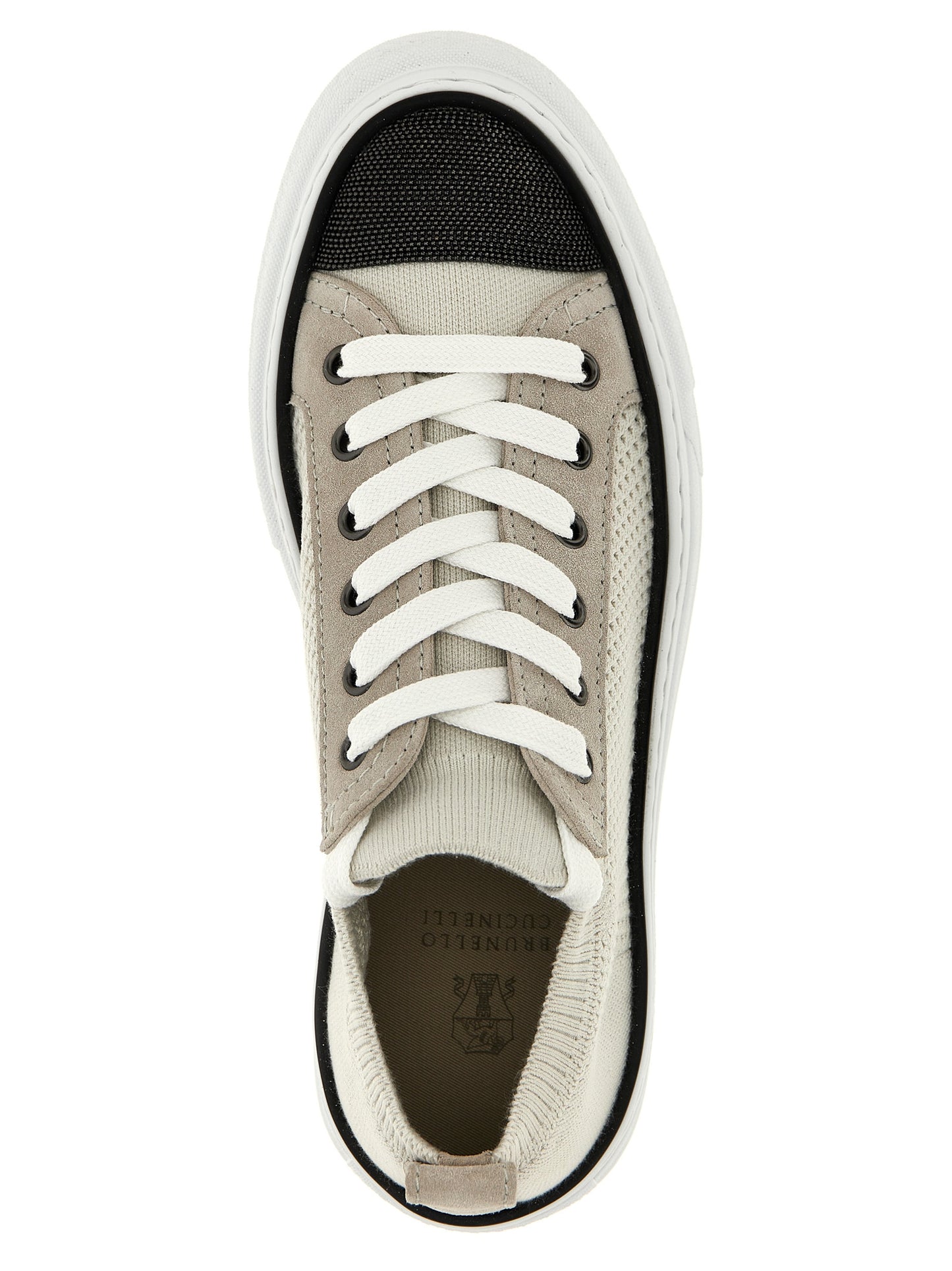 Brunello Cucinelli Multicolor Cotton Low Top Sneakers Curated Luxury Accessories by Orvyn
