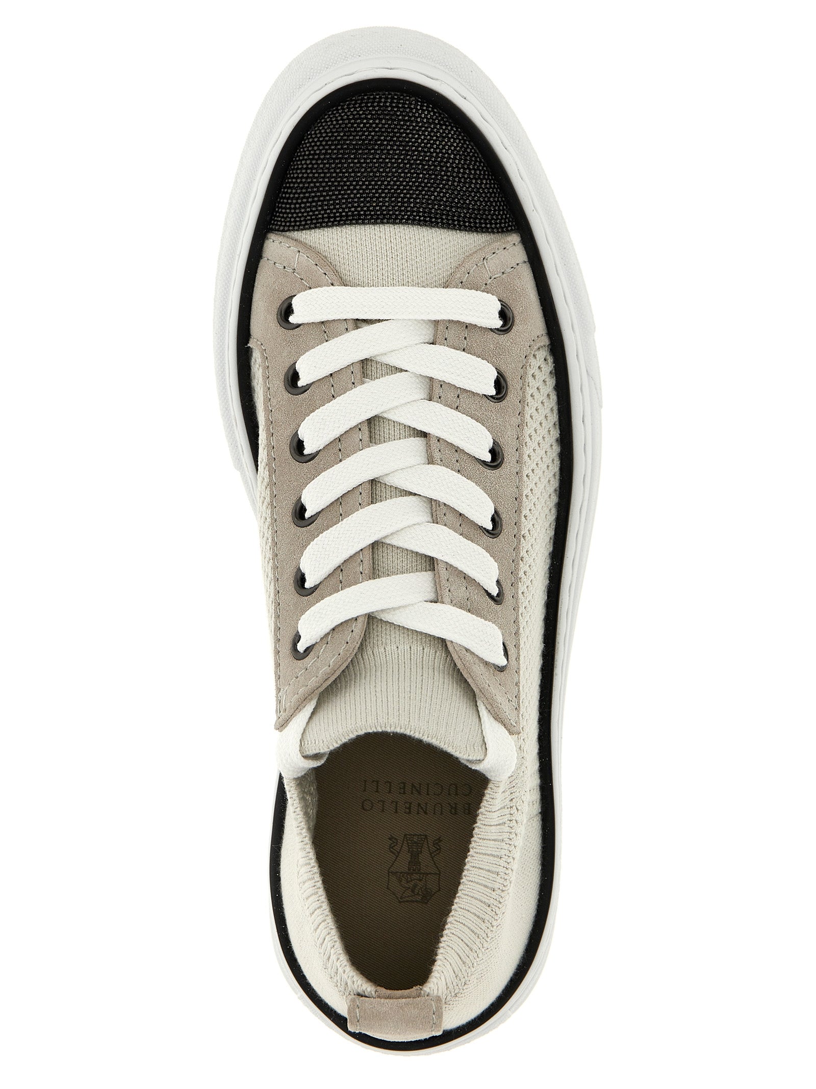 Brunello Cucinelli Multicolor Cotton Low Top Sneakers Curated Luxury Accessories by Orvyn