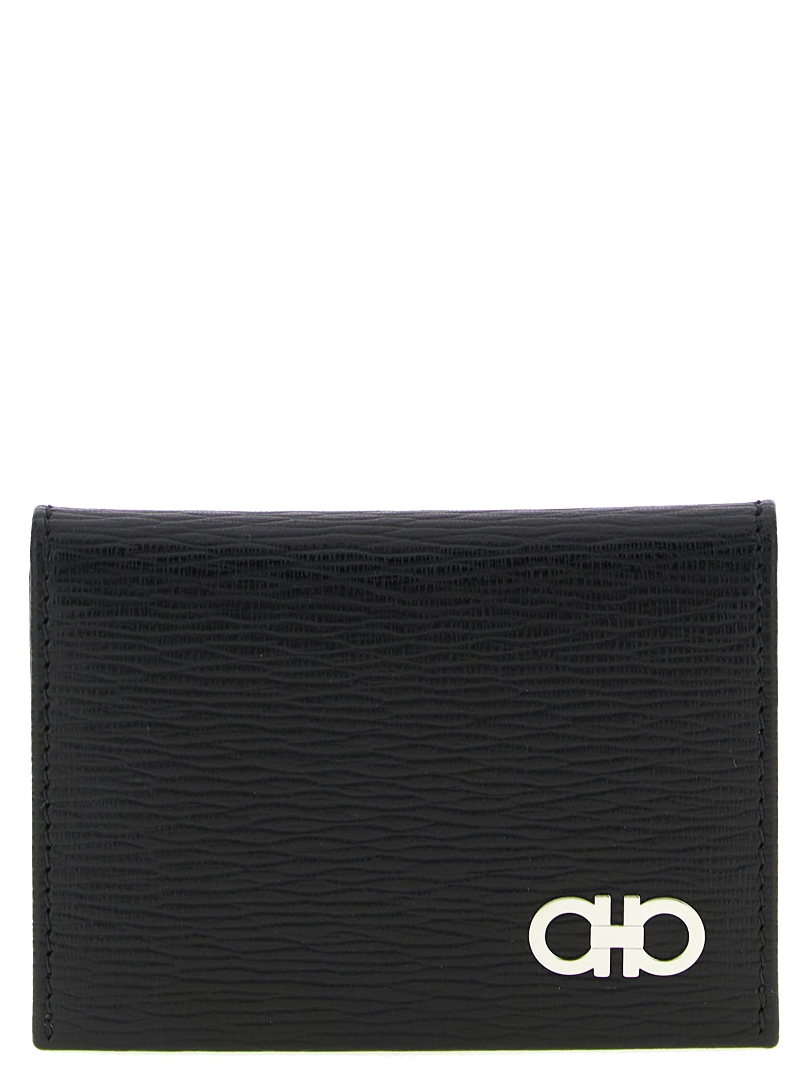 Ferragamo Black Calfskin Cardholder Curated Luxury Accessories by Orvyn
