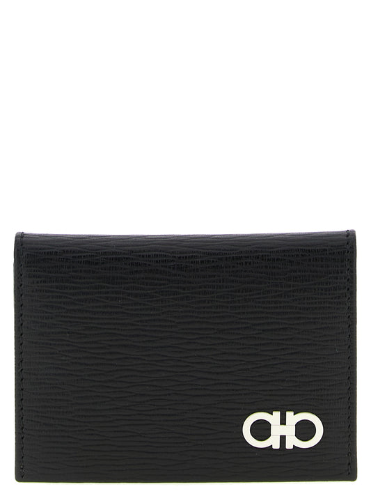 Ferragamo Black Calfskin Cardholder Curated Luxury Accessories by Orvyn