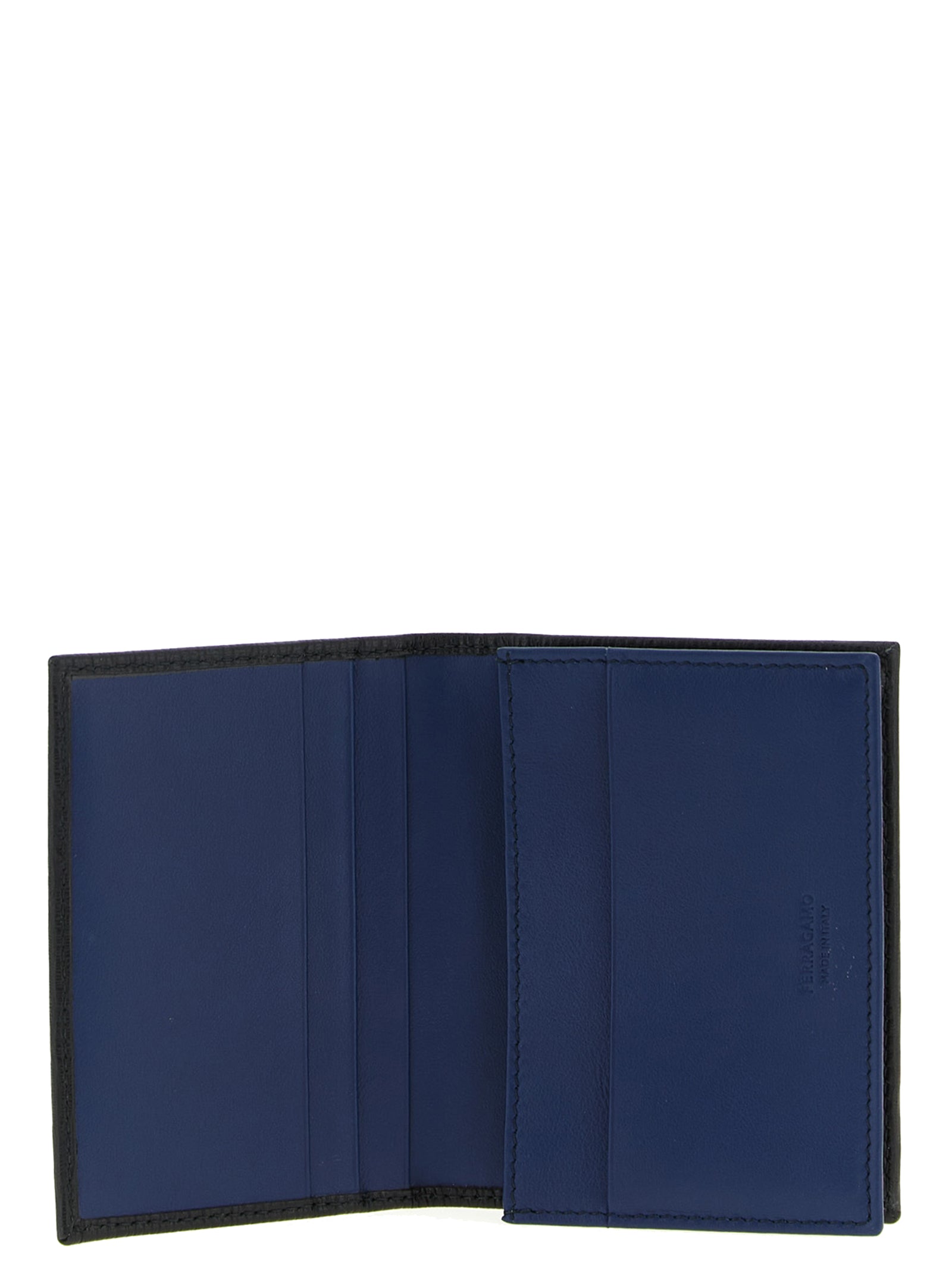 Ferragamo Black Calfskin Cardholder Curated Luxury Accessories by Orvyn