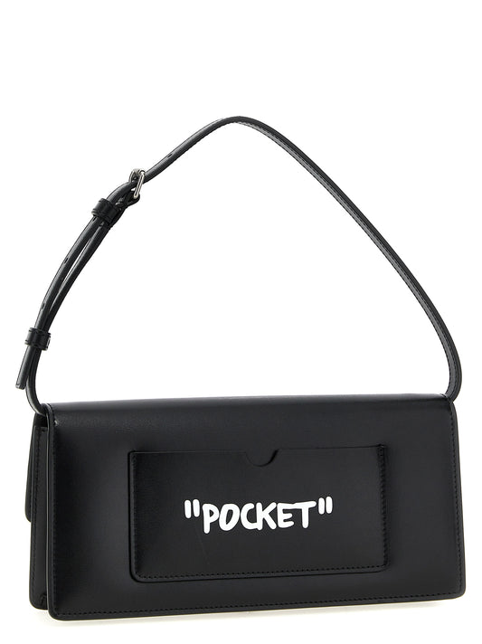 Off-White Bicolor Calfskin Shoulder Bag Curated Luxury Accessories by Orvyn