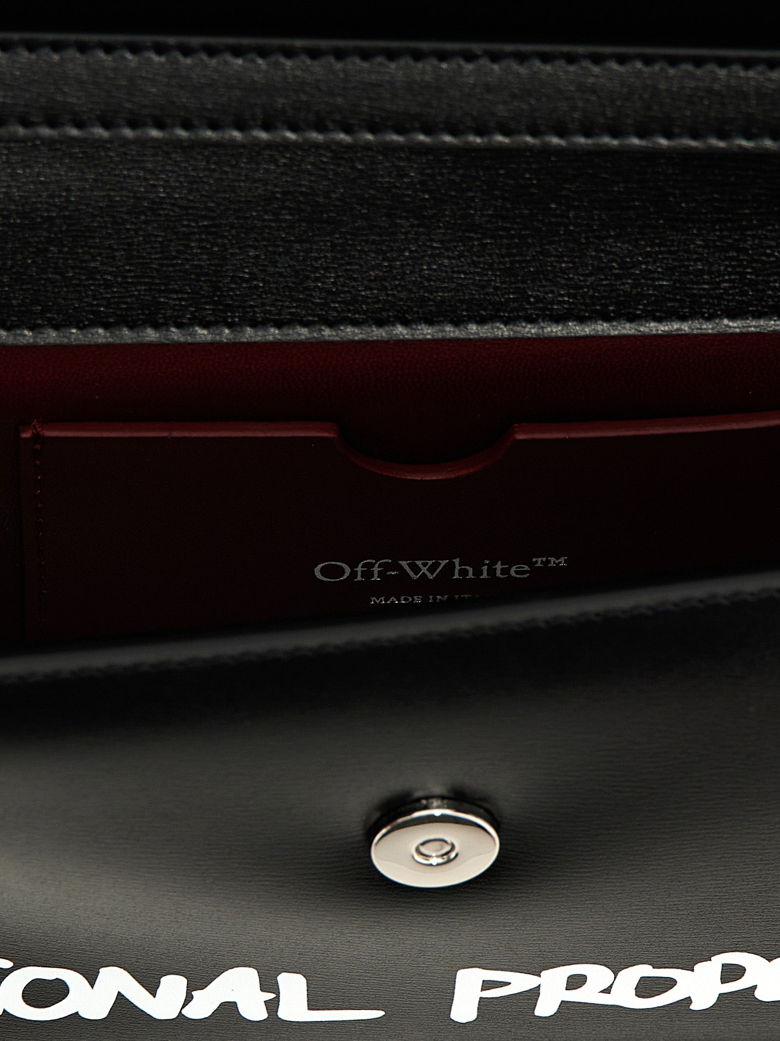 Off-White Bicolor Calfskin Shoulder Bag Curated Luxury Accessories by Orvyn