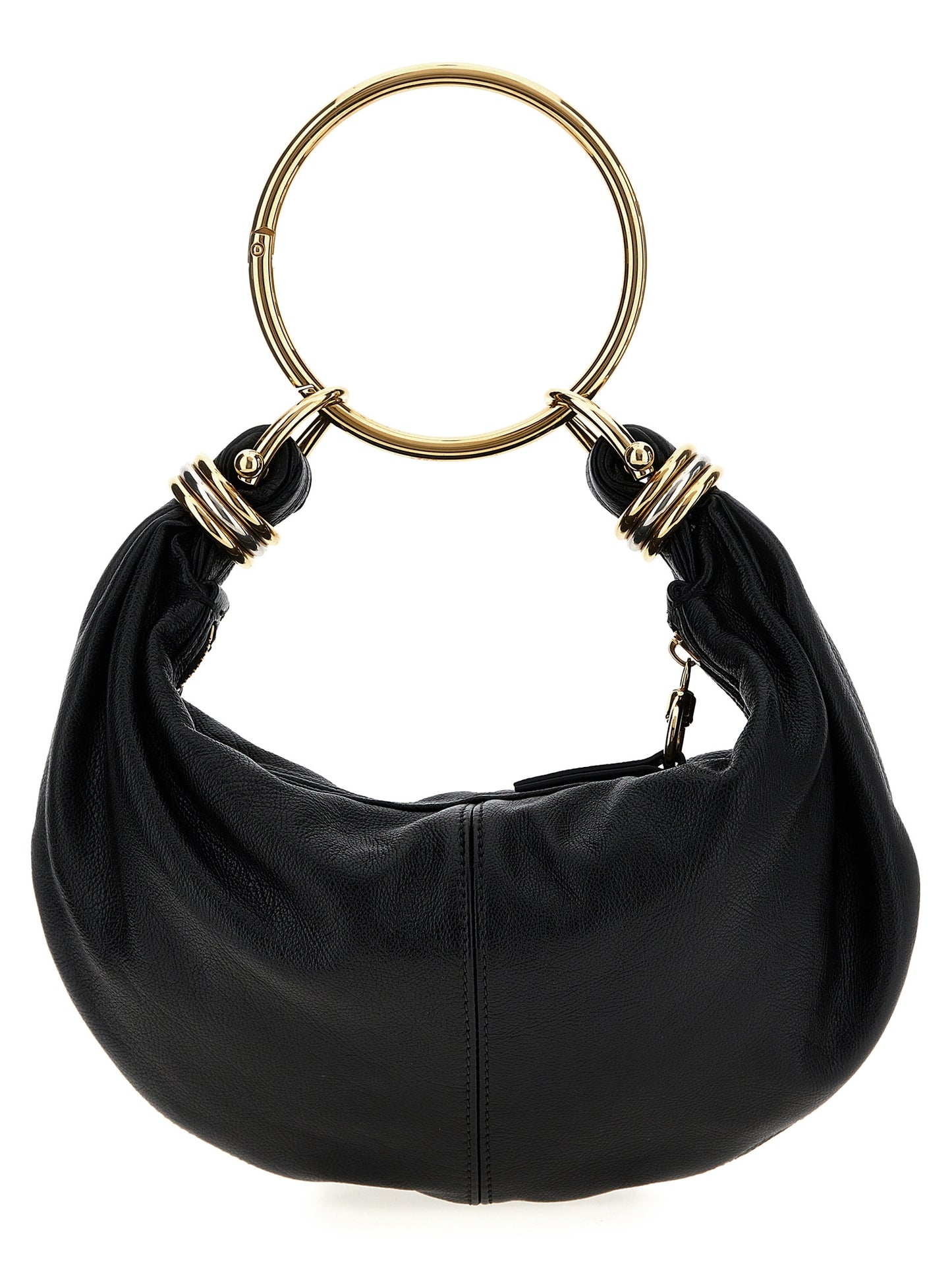 Chloé Black Bracelet Hobo Piccola Handbag