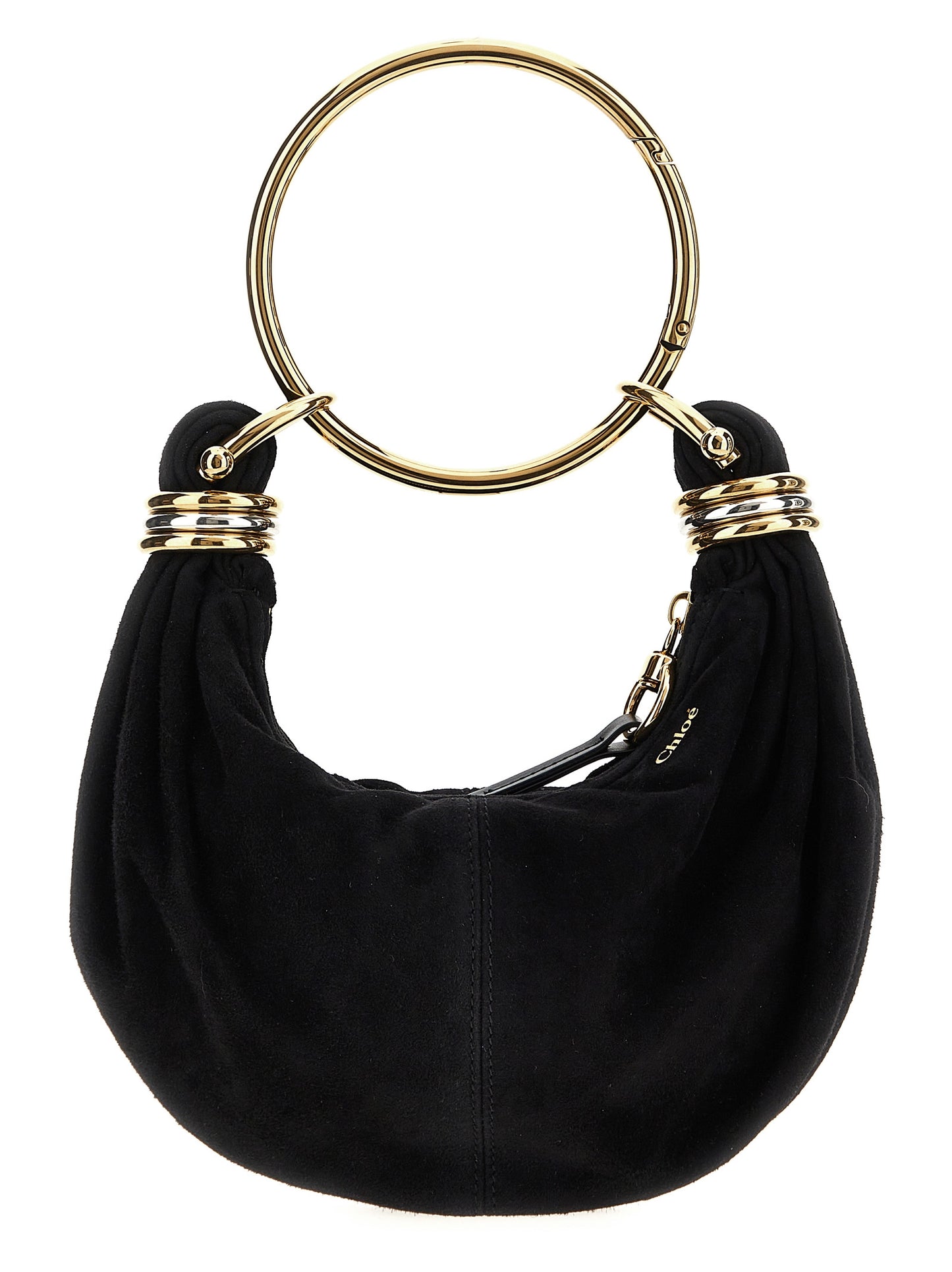 Chloé Black Bracelet Hobo Mini Handbag