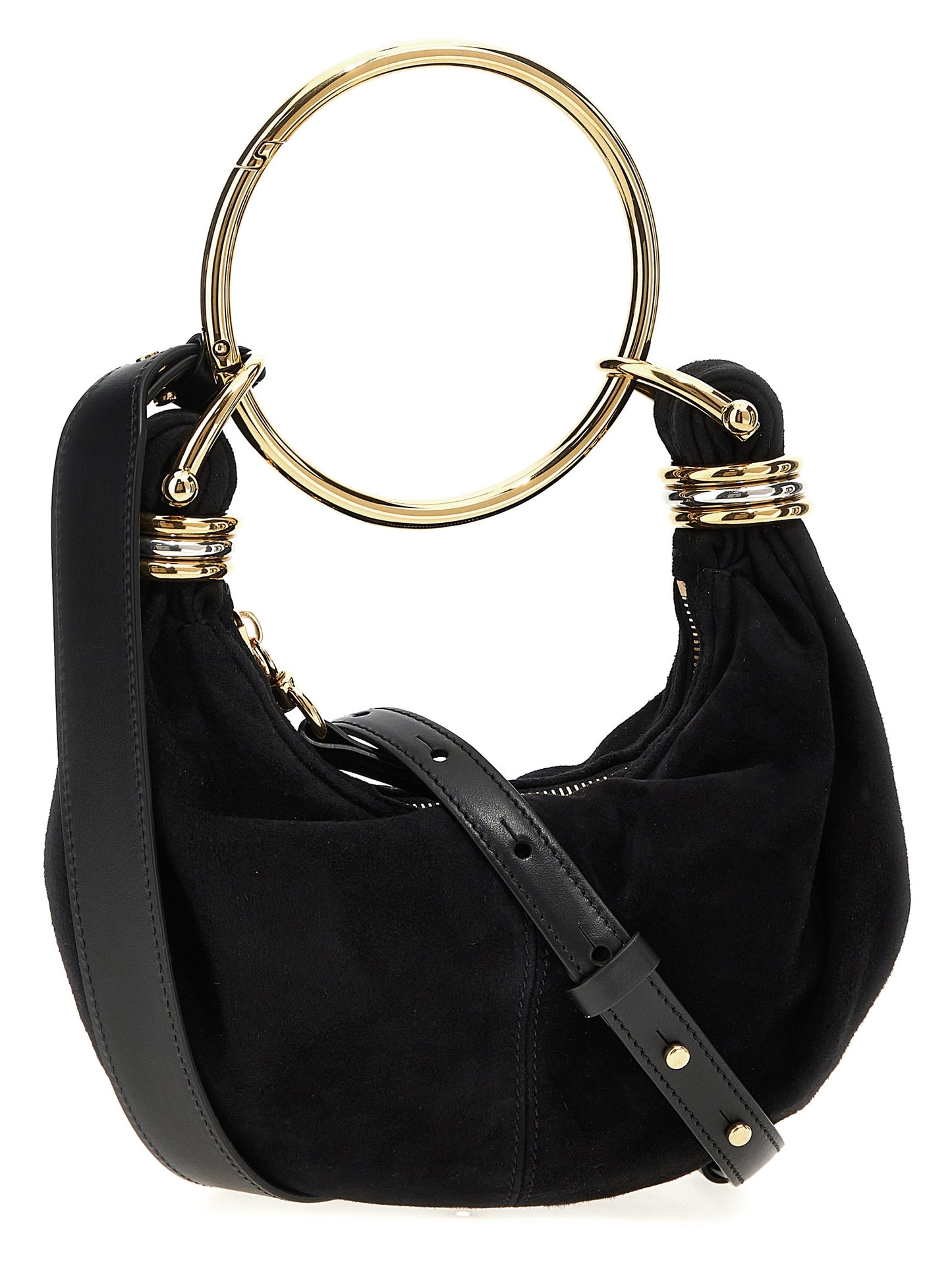 Chloé Black Bracelet Hobo Mini Handbag