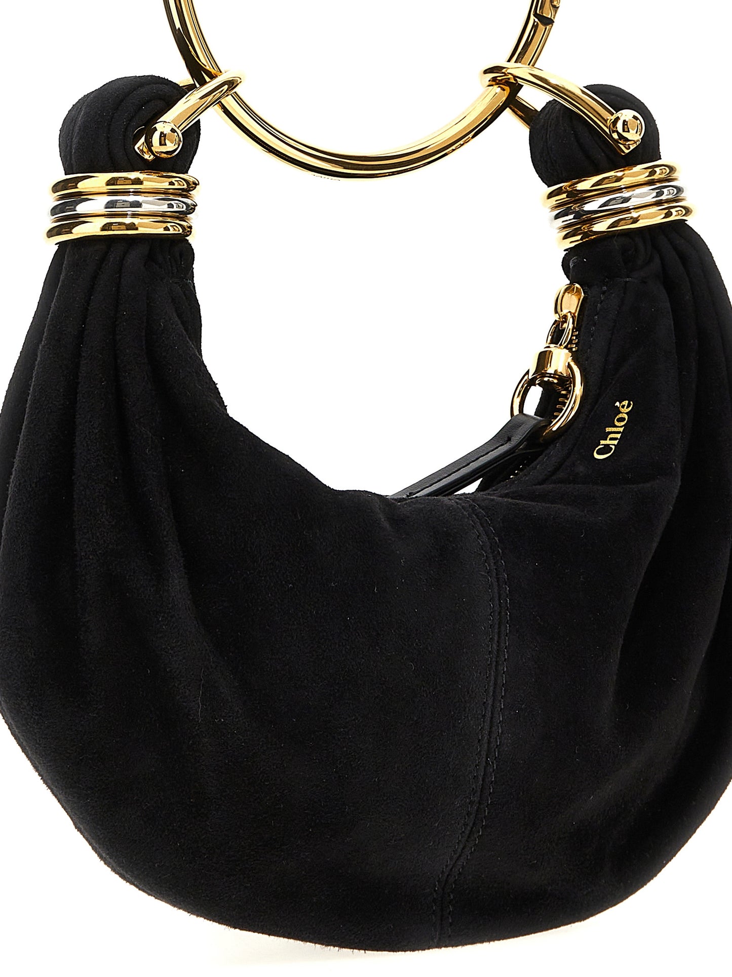 Chloé Black Bracelet Hobo Mini Handbag