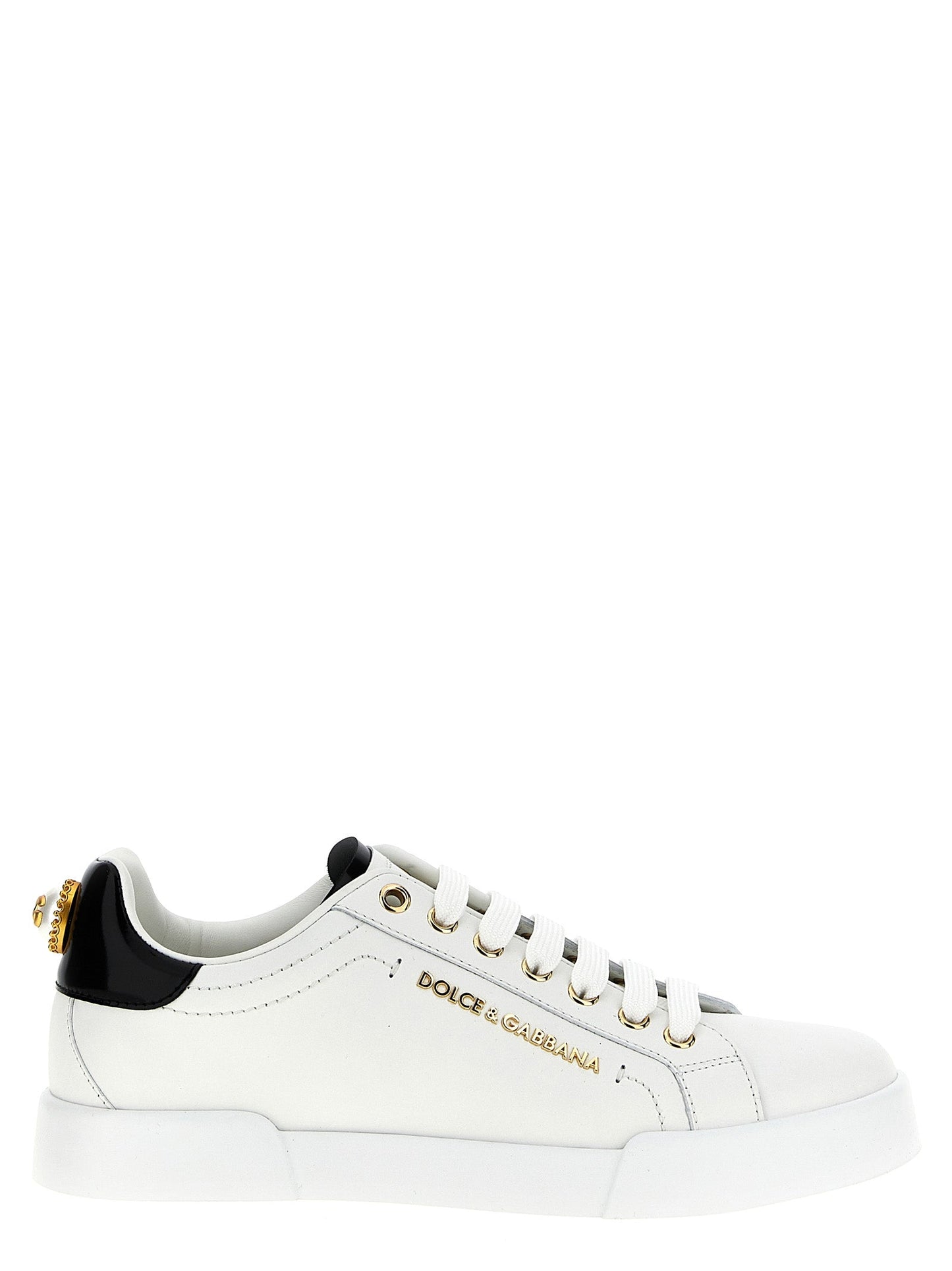 Dolce & Gabbana Bicolor Calfskin Low Top Sneakers Curated Luxury Accessories by Orvyn