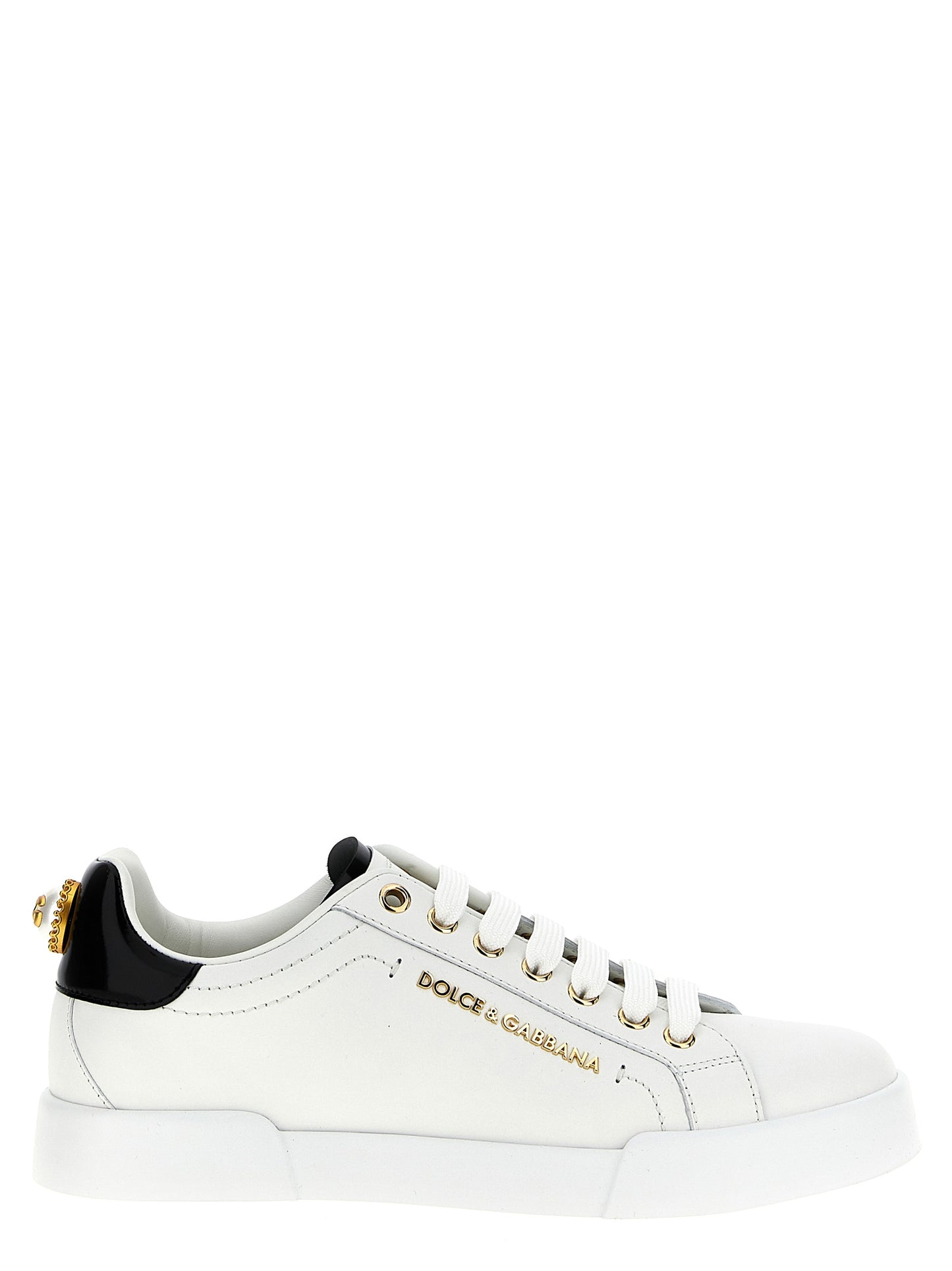 Dolce & Gabbana Bicolor Calfskin Low Top Sneakers Curated Luxury Accessories by Orvyn