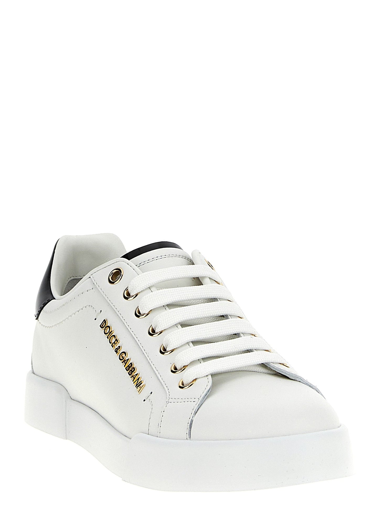 Dolce & Gabbana Bicolor Calfskin Low Top Sneakers Curated Luxury Accessories by Orvyn