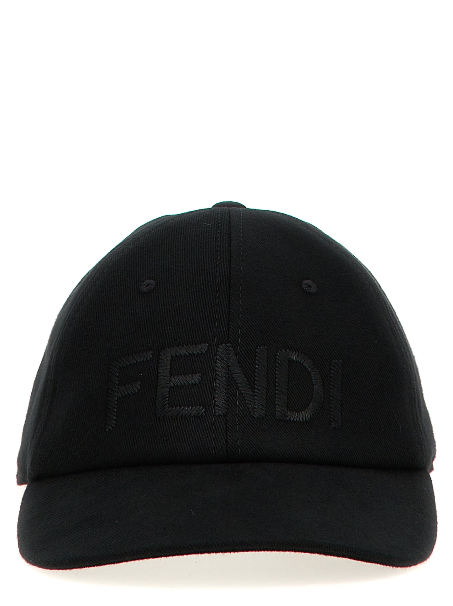 Fendi Black Cotton Cap (Baseball Hat) Curated Luxury Accessories by Orvyn
