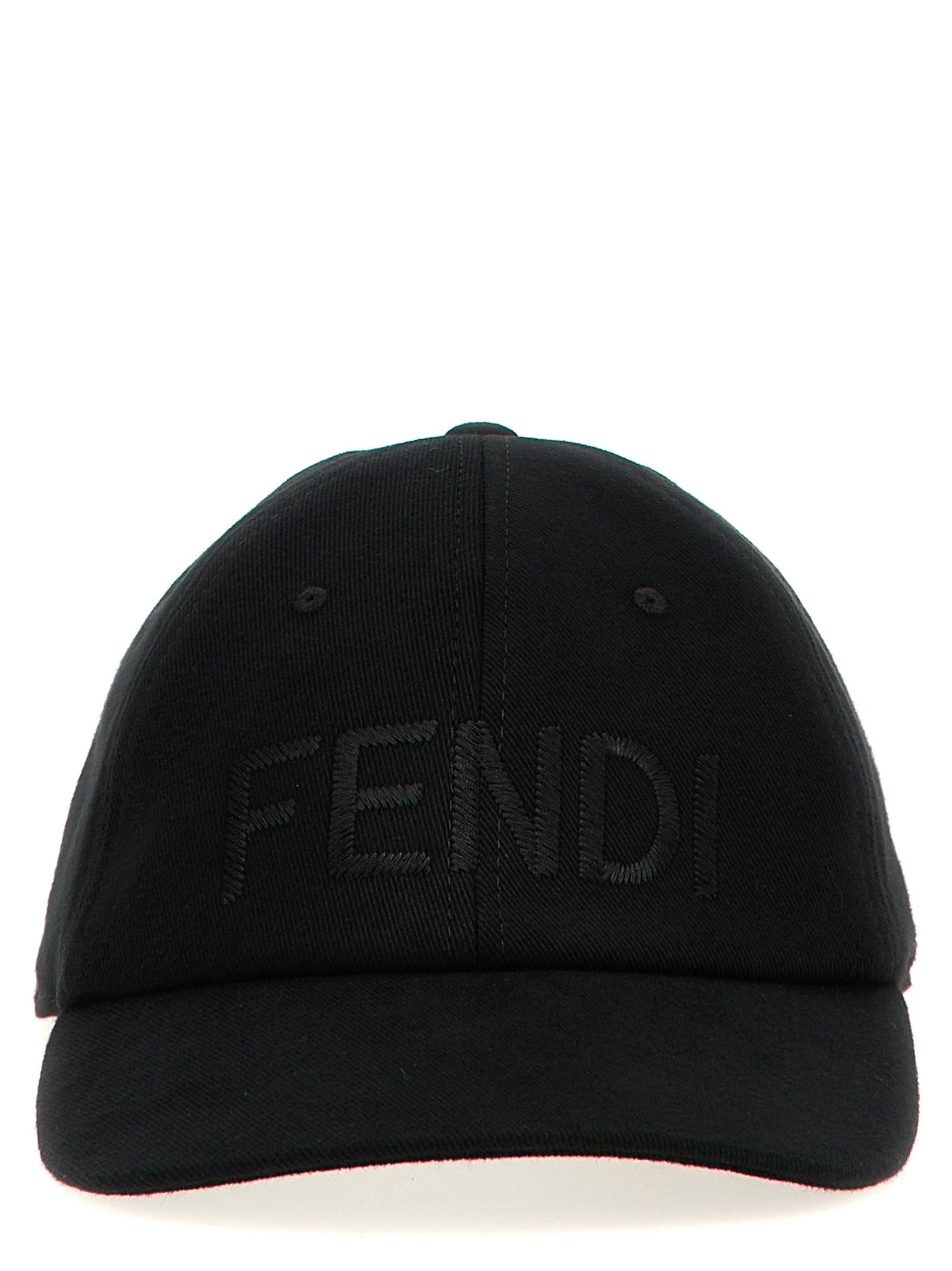 Fendi Black Cotton Cap (Baseball Hat) Curated Luxury Accessories by Orvyn