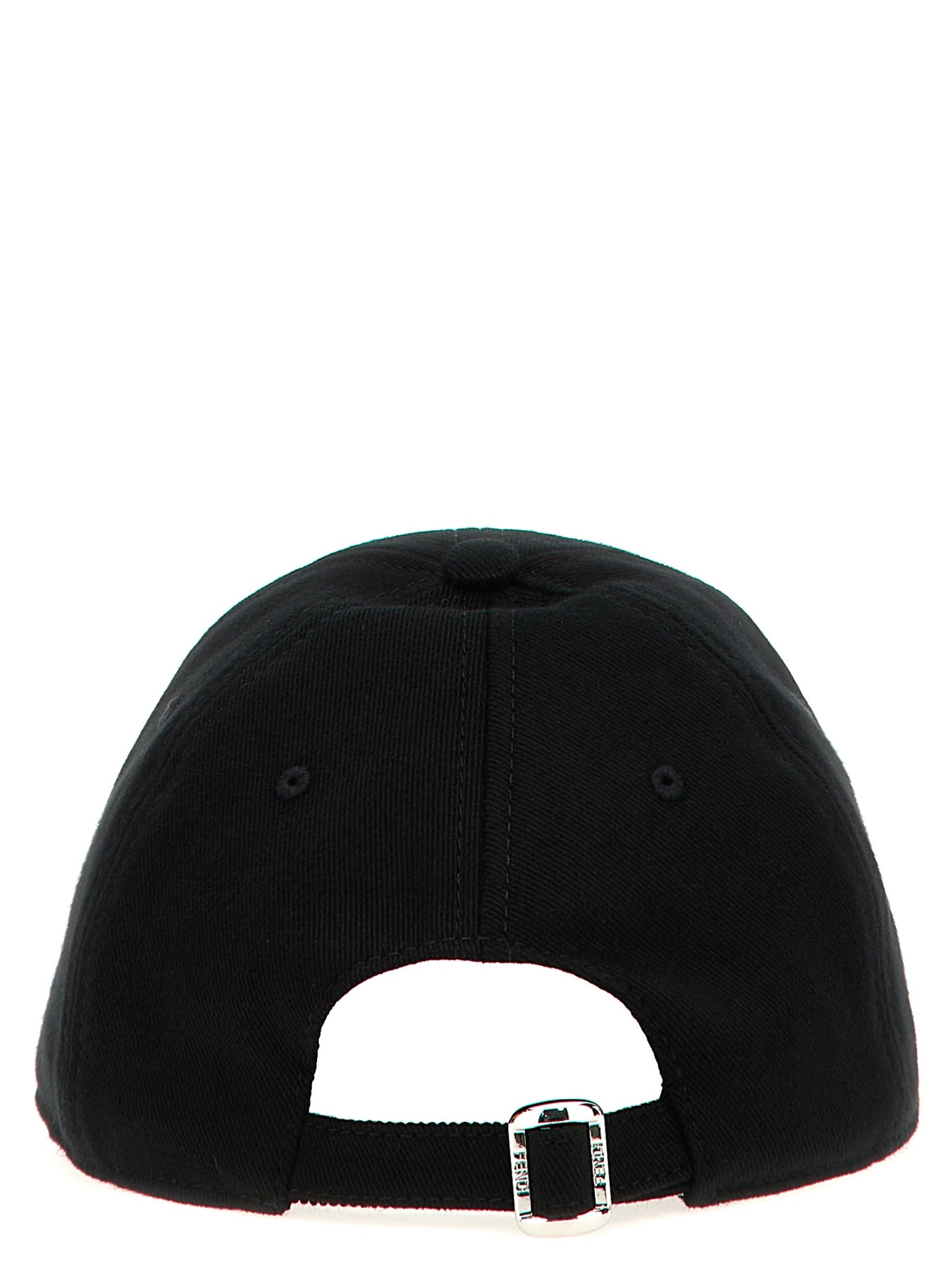 Fendi Black Cotton Cap (Baseball Hat) Curated Luxury Accessories by Orvyn