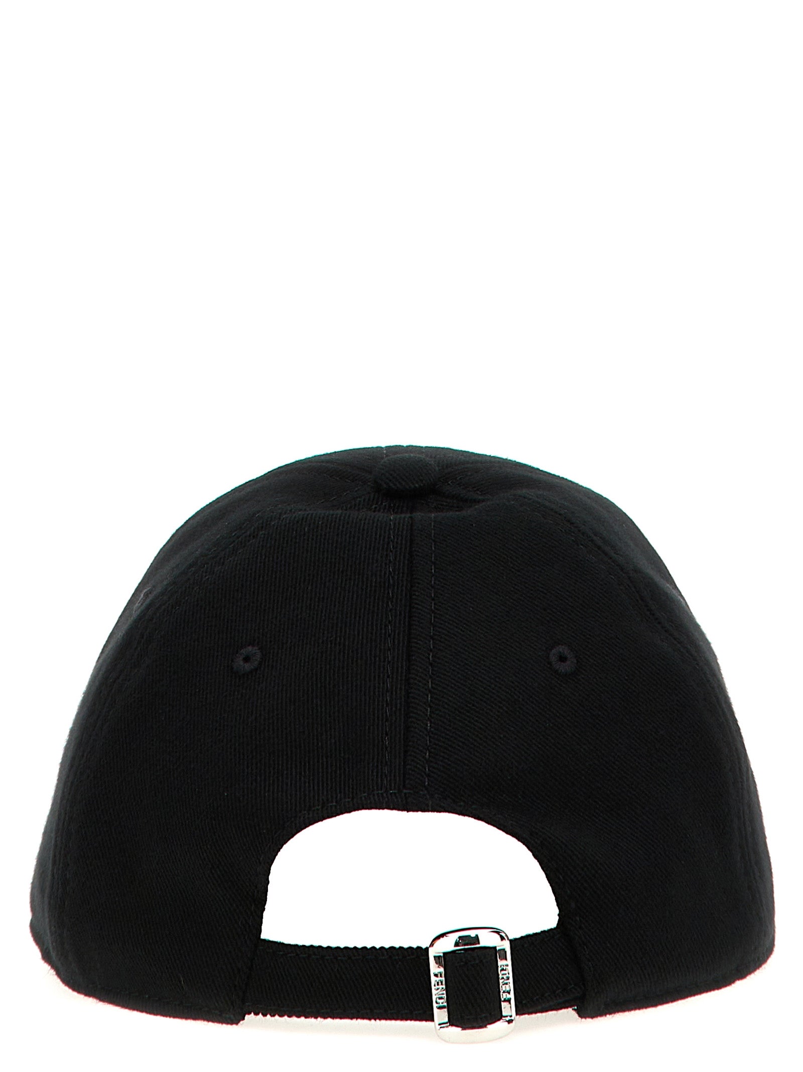 Fendi Black Cotton Cap (Baseball Hat) Curated Luxury Accessories by Orvyn