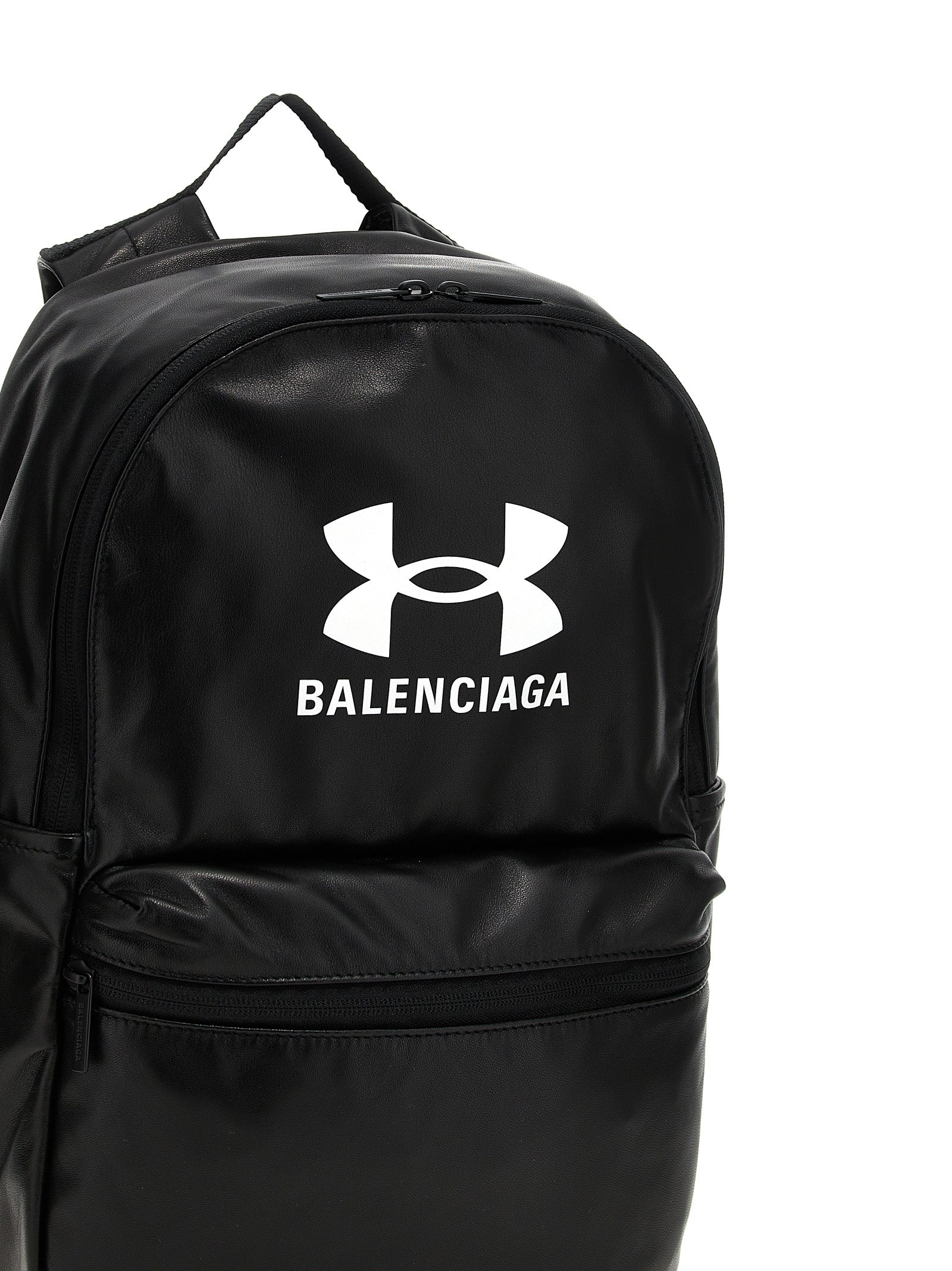 Balenciaga Bicolor Lamb Leather Backpack Curated Luxury Accessories by Orvyn
