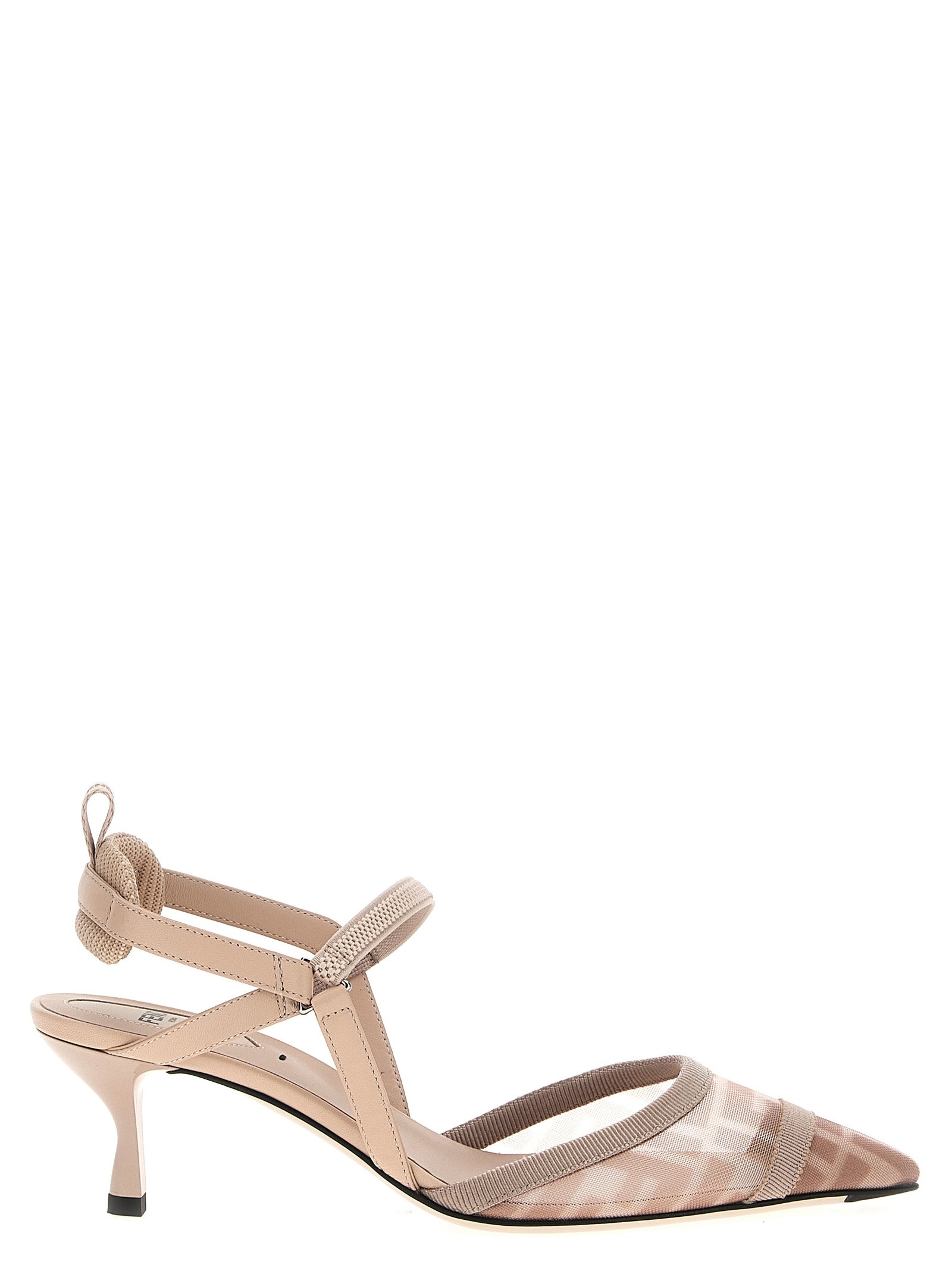 Fendi Multicolor Polyamide Mid Heel Pumps Curated Luxury Accessories by Orvyn
