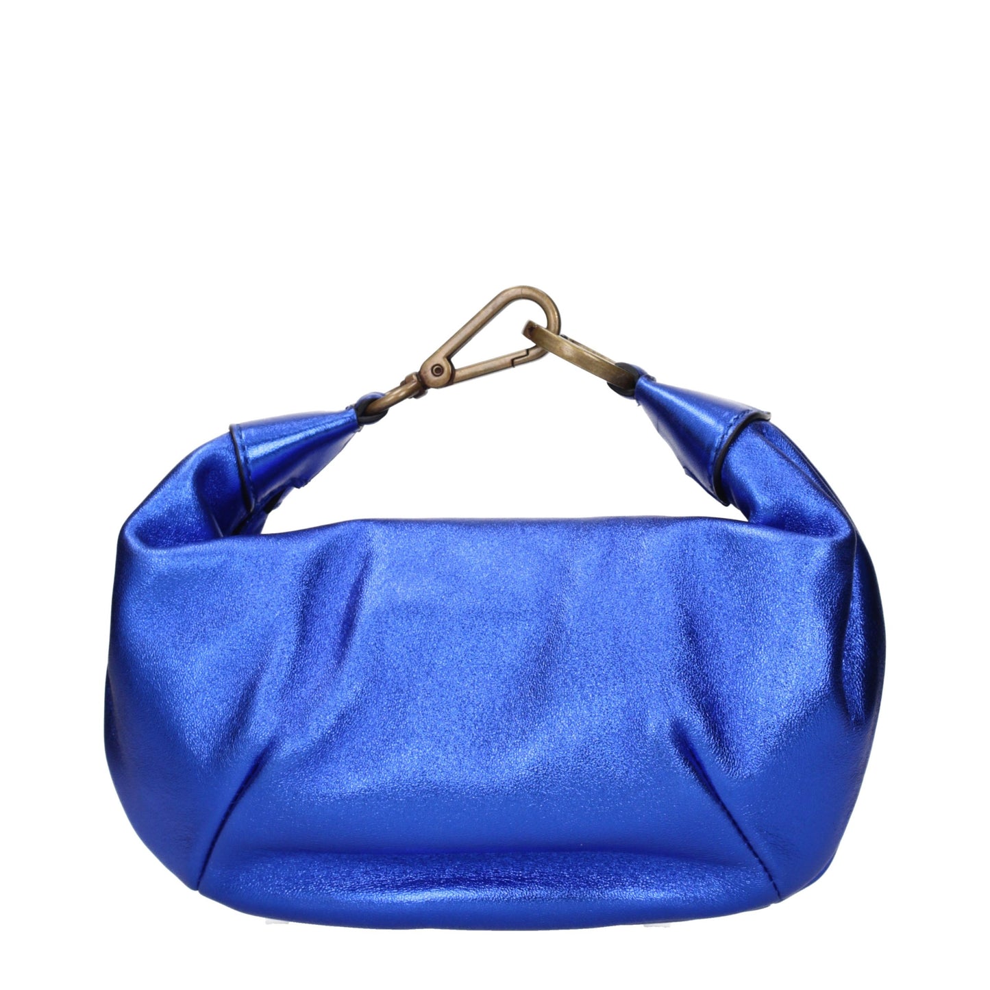 Roberto Cavalli Blue Leather Handbag Curated Luxury Accessories by Orvyn