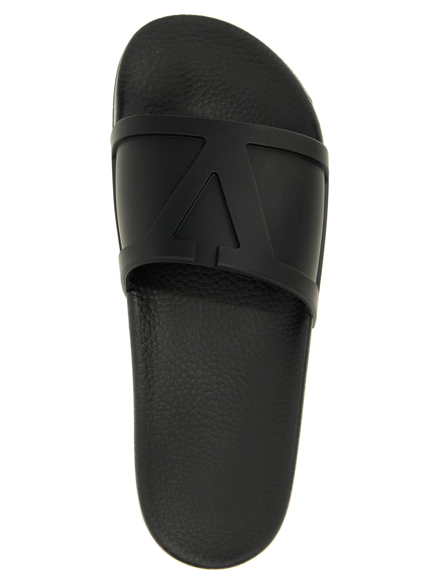 Valentino Garavani Black Plastic Slides Curated Luxury Accessories by Orvyn