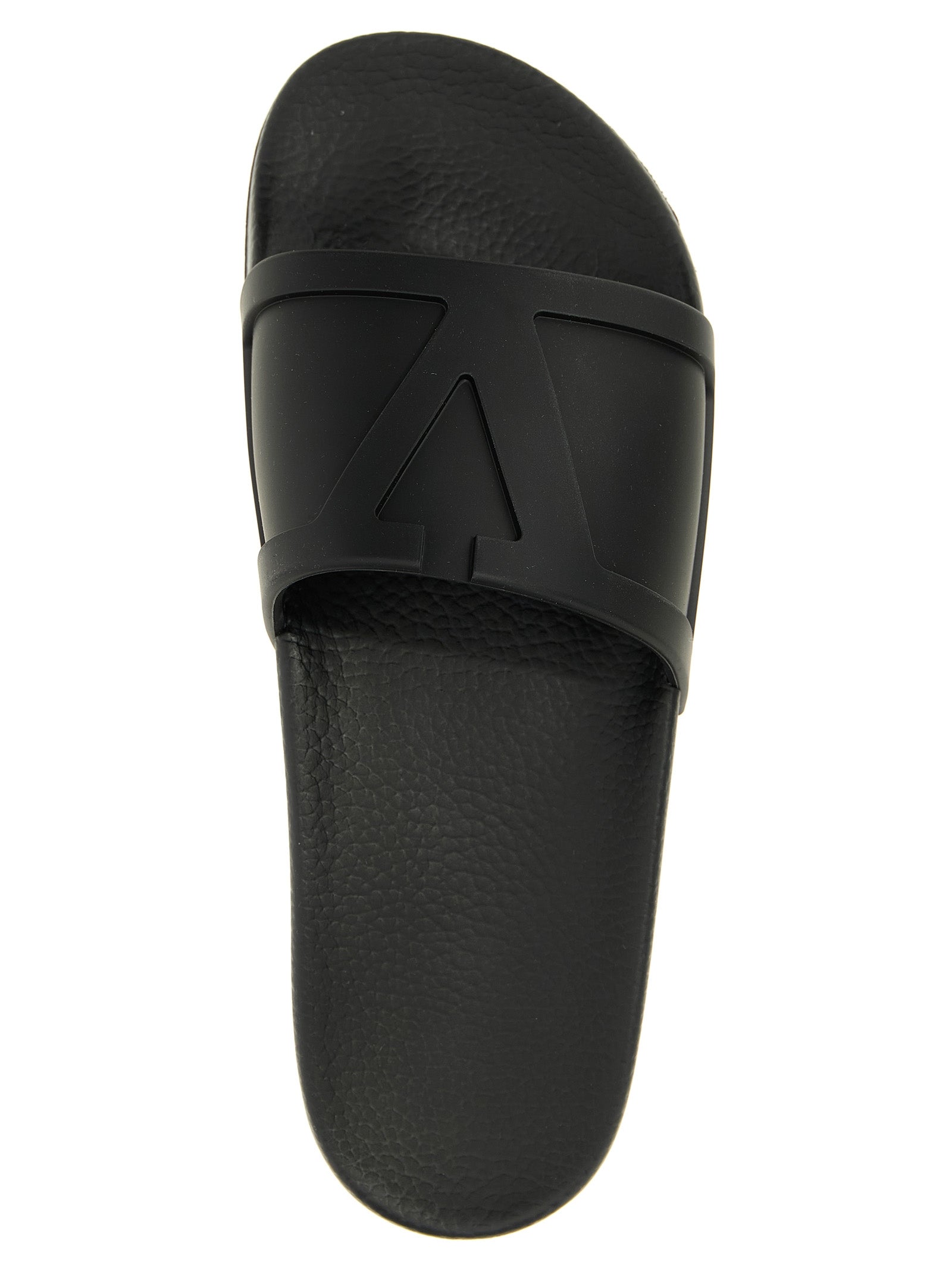 Valentino Garavani Black Plastic Slides Curated Luxury Accessories by Orvyn