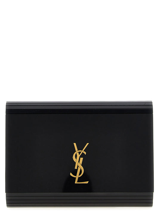 Saint Laurent Black Plexiglass Crossbody Bag Curated Luxury Accessories by Orvyn