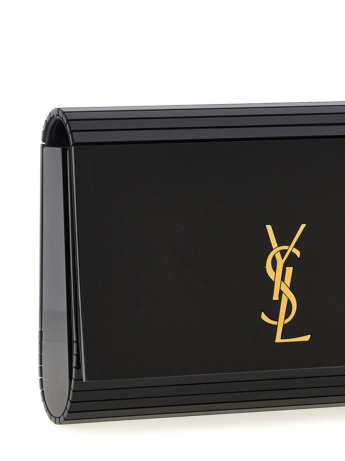 Saint Laurent Black Plexiglass Crossbody Bag Curated Luxury Accessories by Orvyn