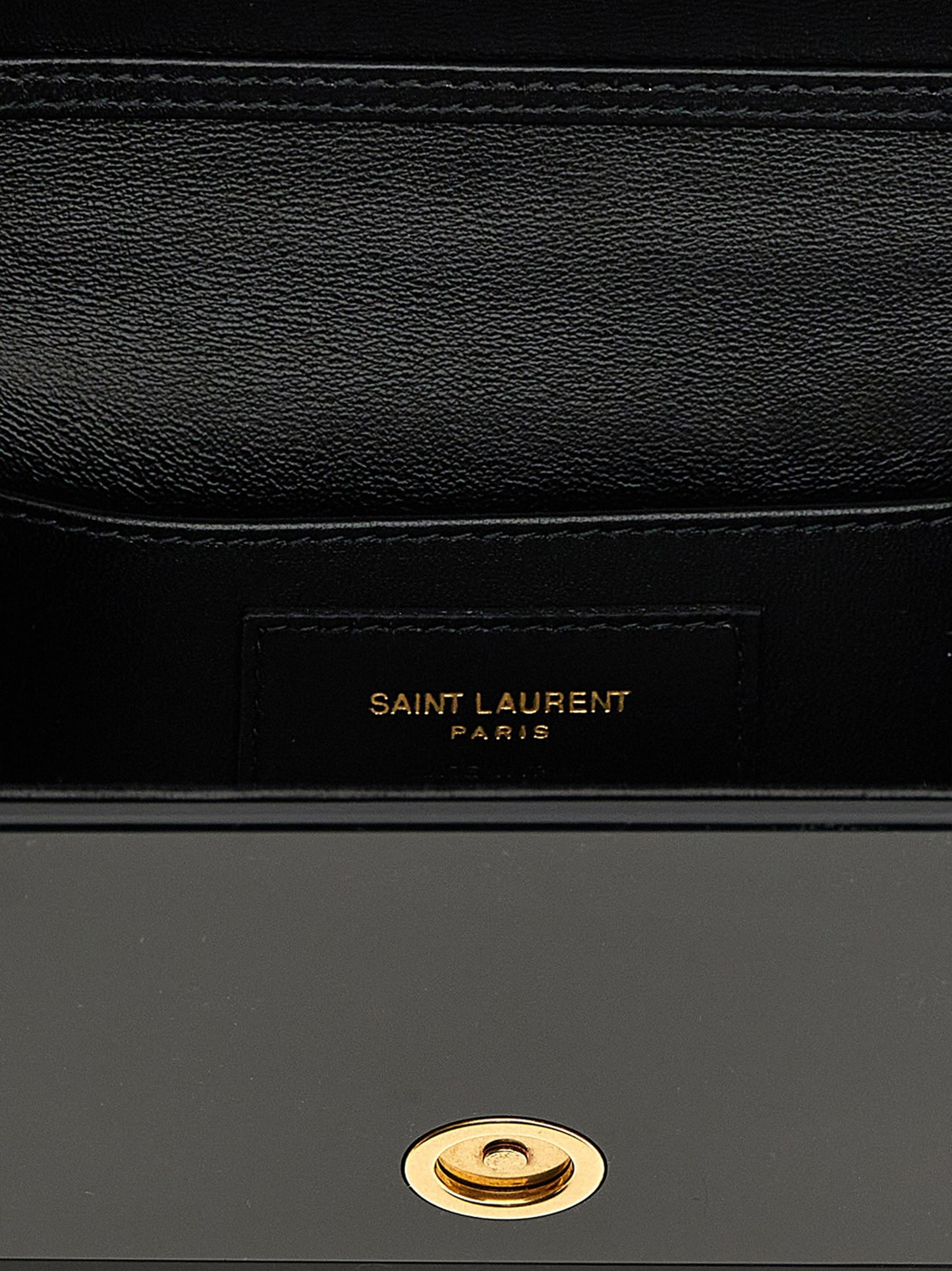 Saint Laurent Black Plexiglass Crossbody Bag Curated Luxury Accessories by Orvyn