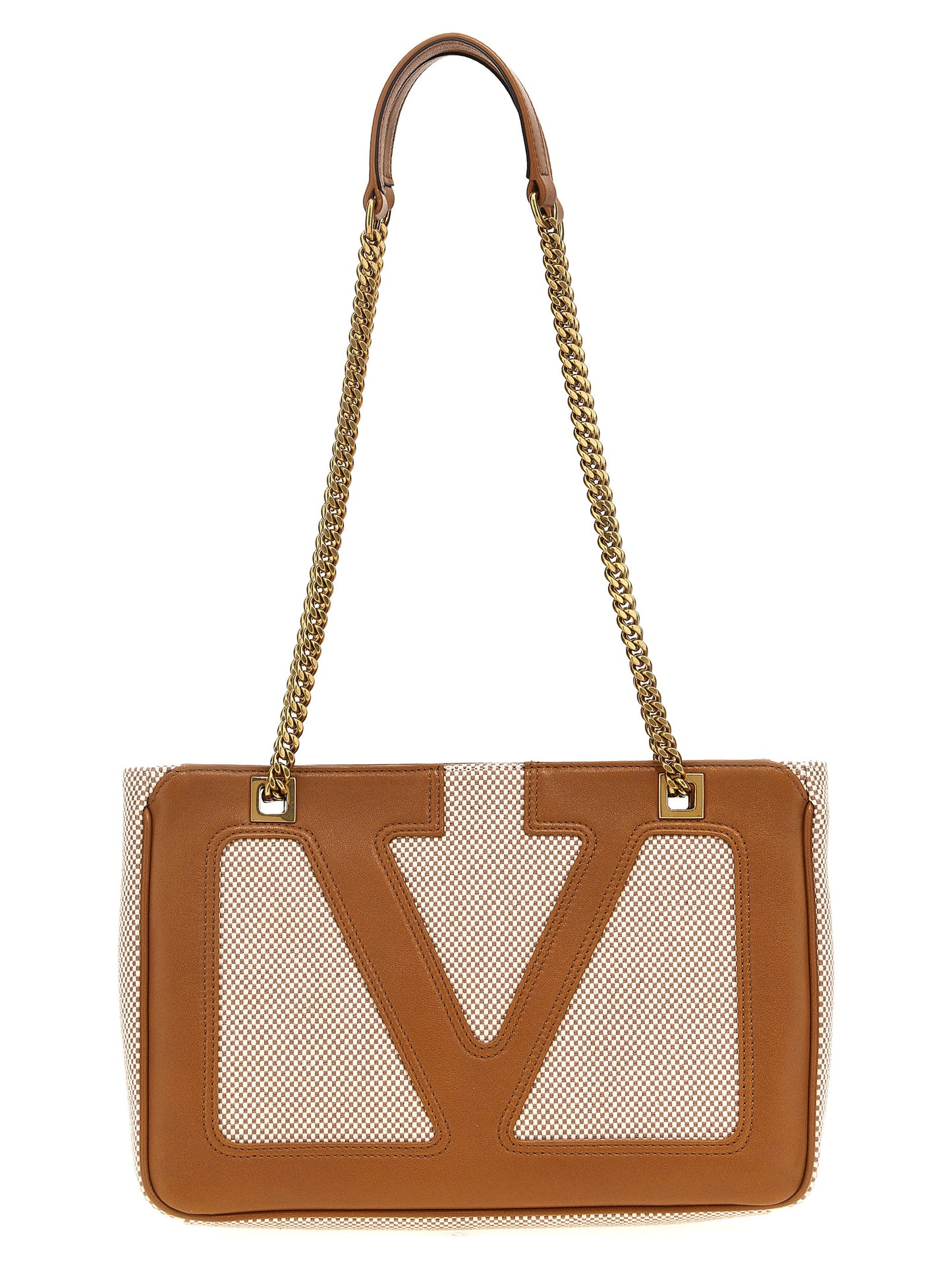 Valentino Garavani Beige Cotton Tote Bag Curated Luxury Accessories by Orvyn