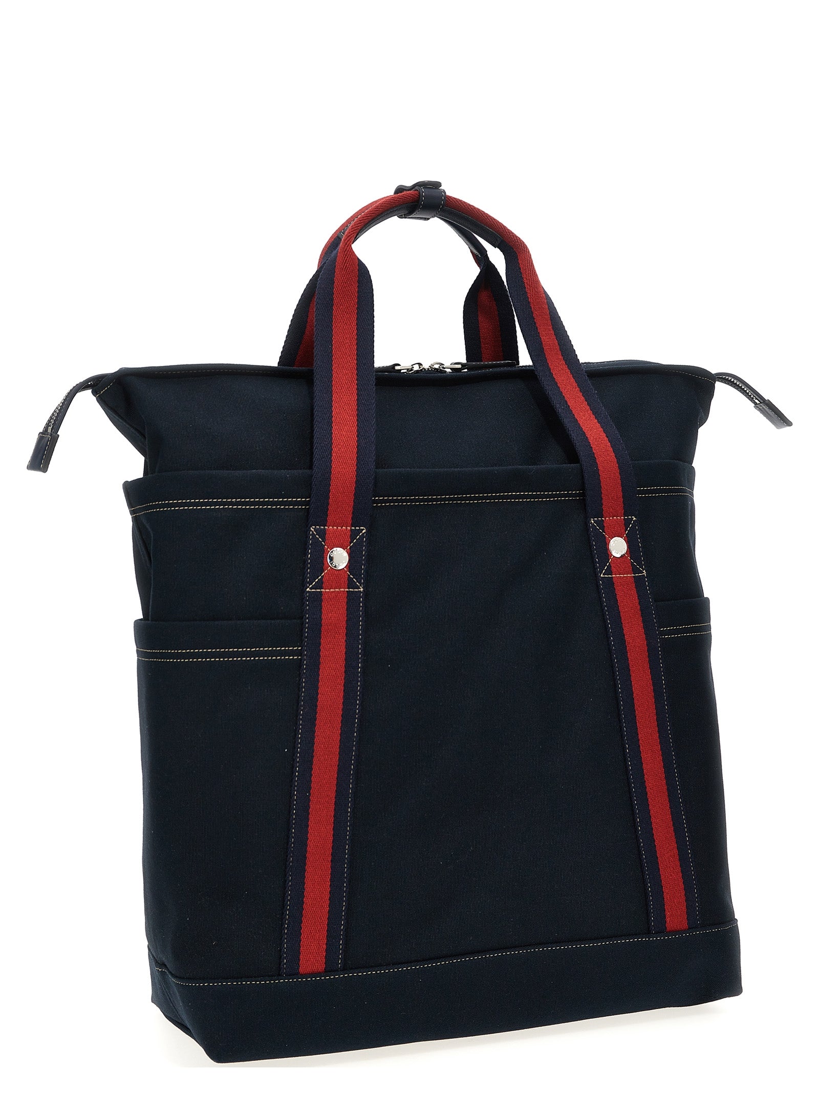 Gucci Blue Cotton Tote Bag Curated Luxury Accessories by Orvyn
