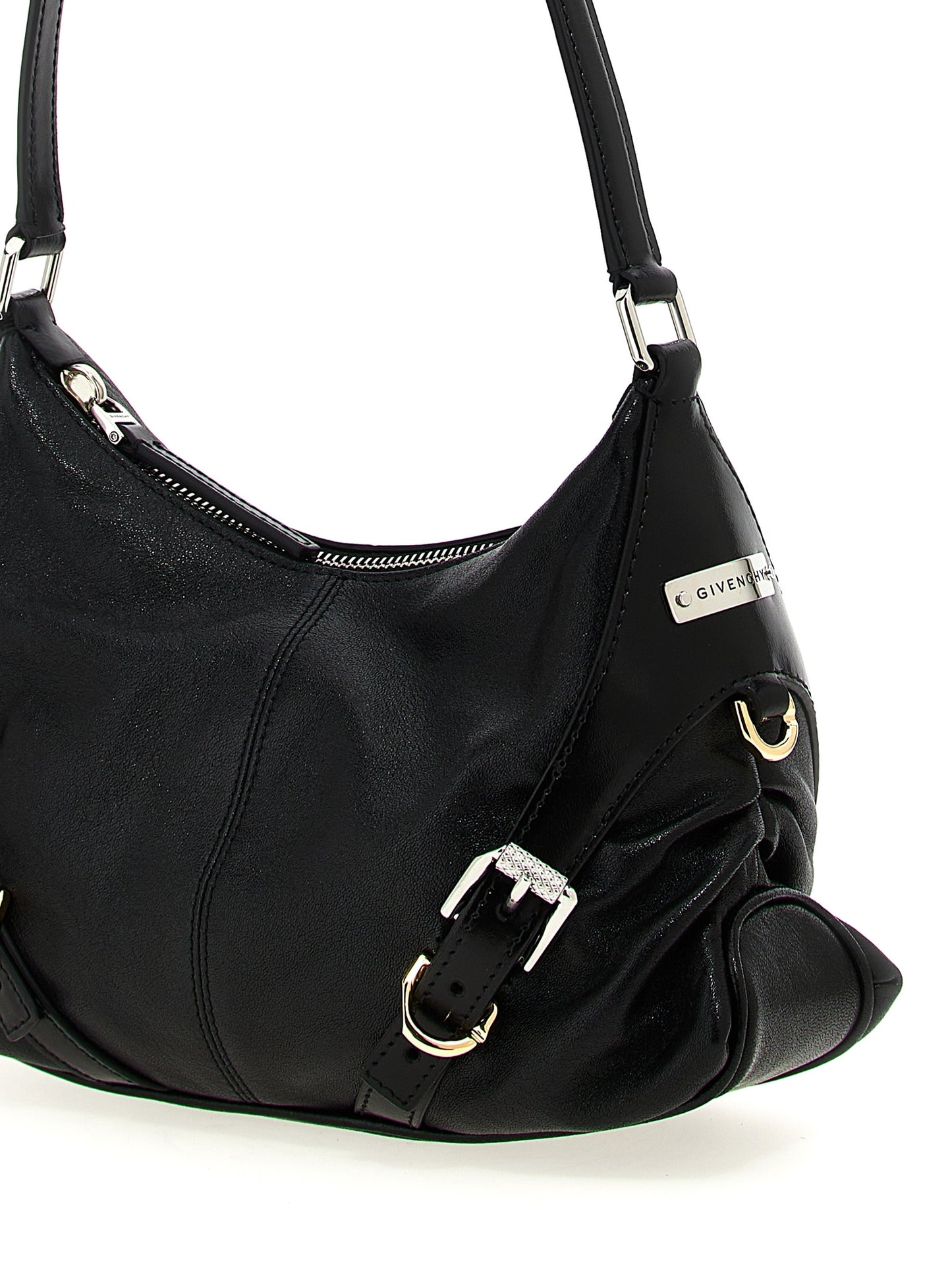 Givenchy Black Lamb Leather Shoulder Bag Curated Luxury Accessories by Orvyn