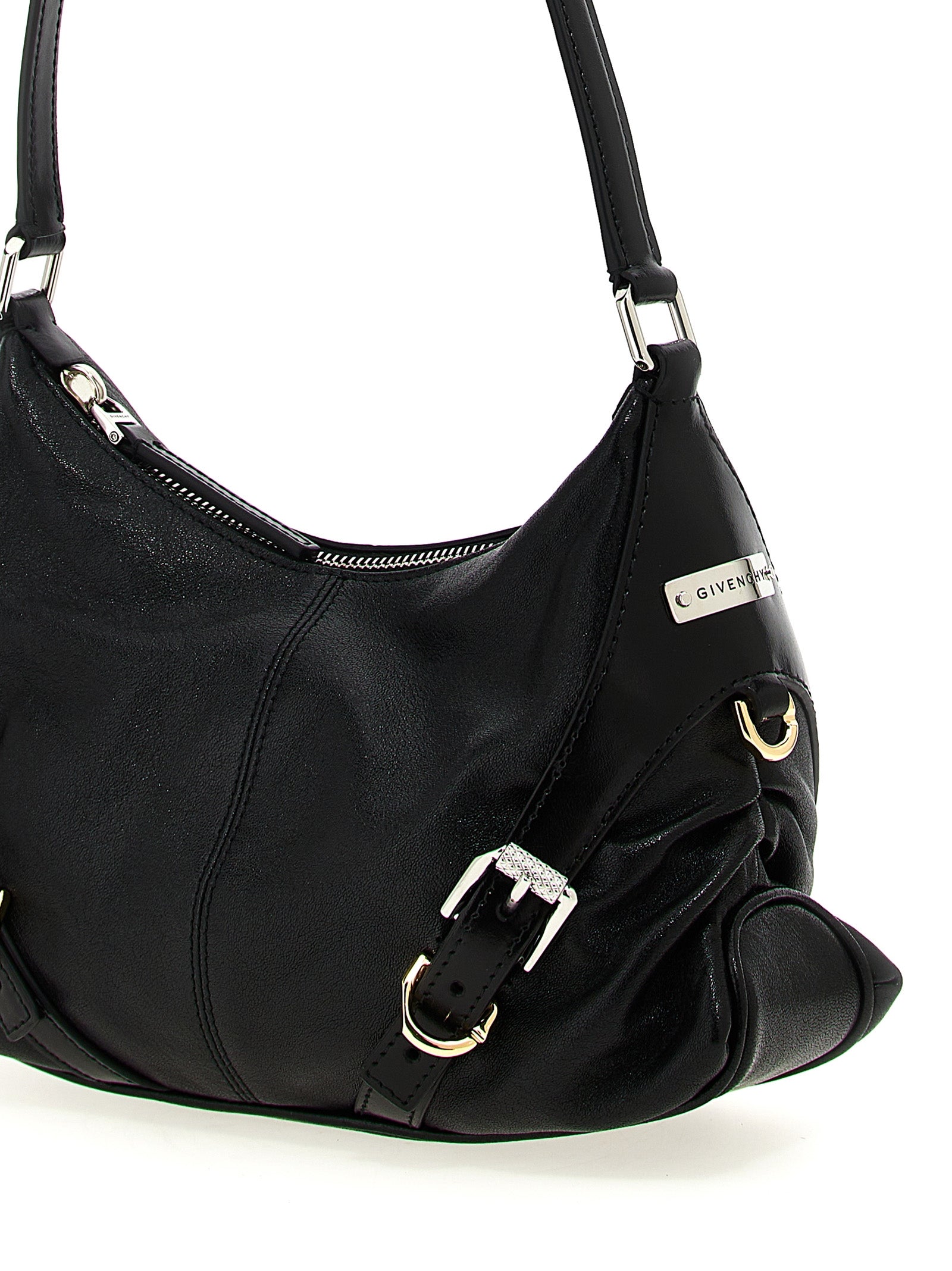Givenchy Black Lamb Leather Shoulder Bag Curated Luxury Accessories by Orvyn