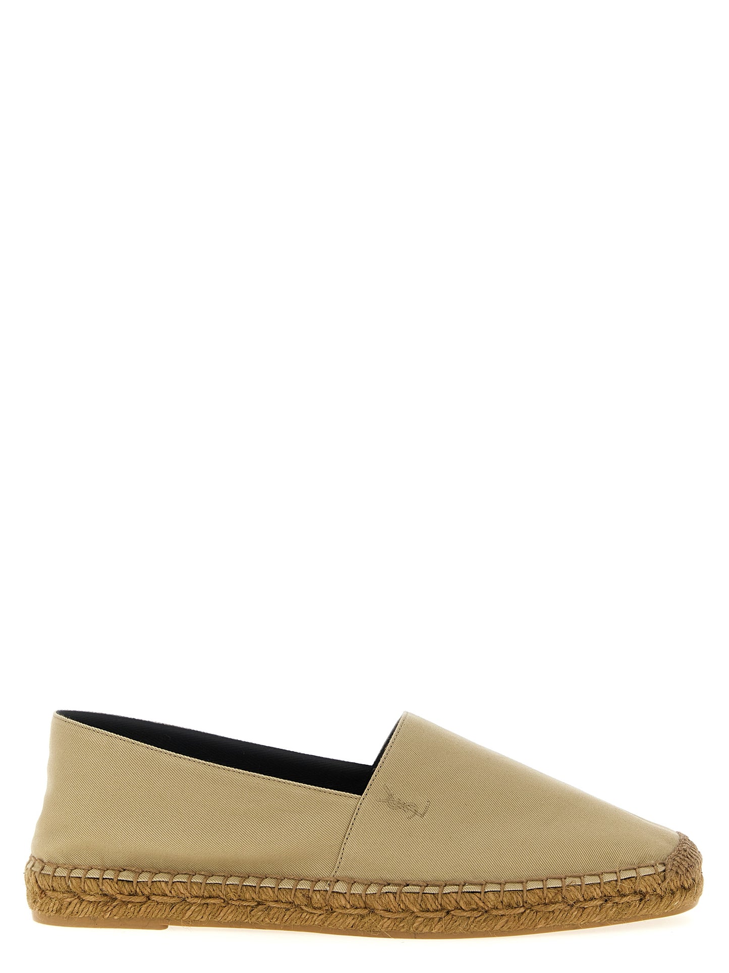Saint Laurent Beige Cotton Espadrilles Curated Luxury Accessories by Orvyn