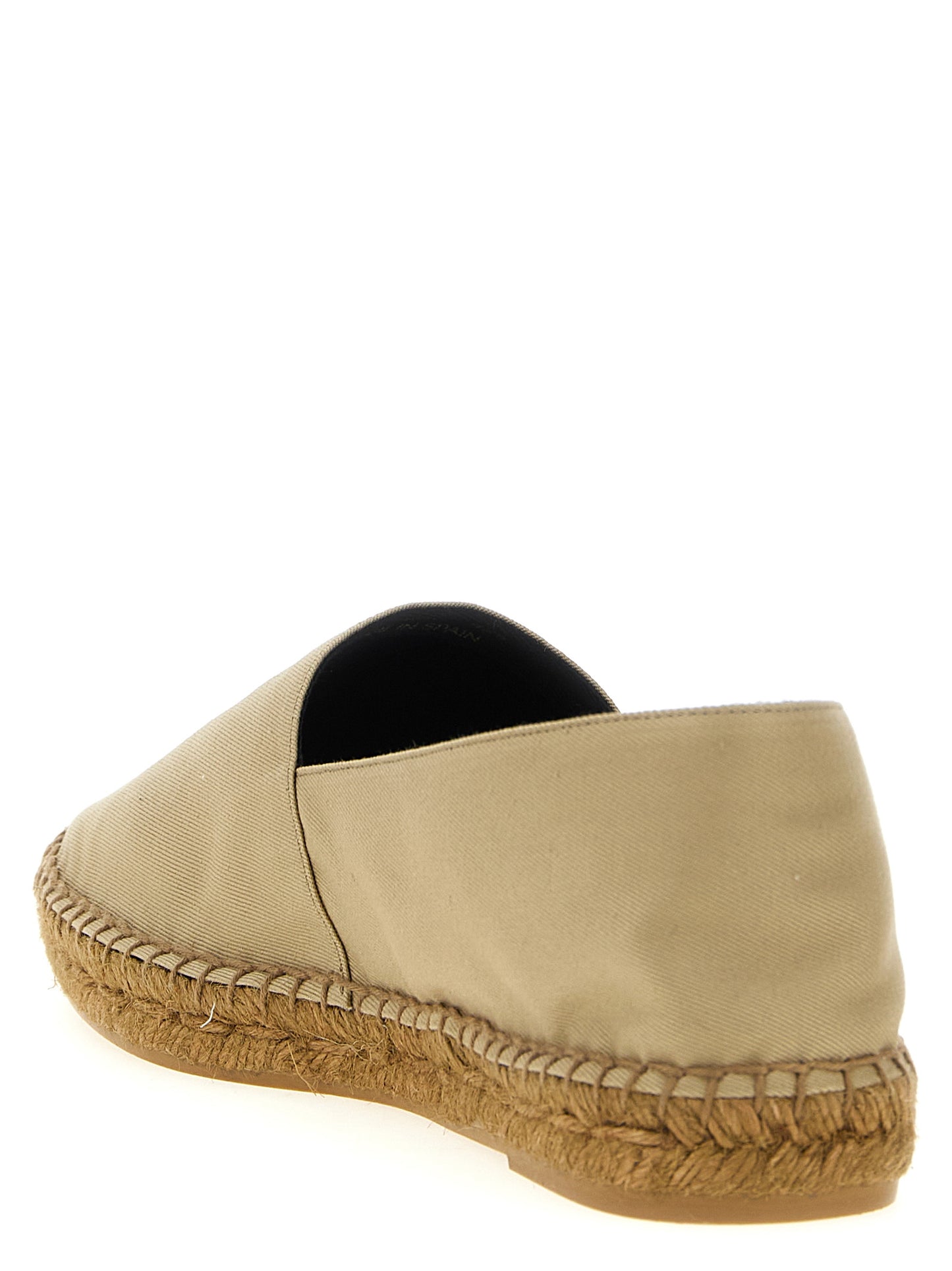 Saint Laurent Beige Cotton Espadrilles Curated Luxury Accessories by Orvyn