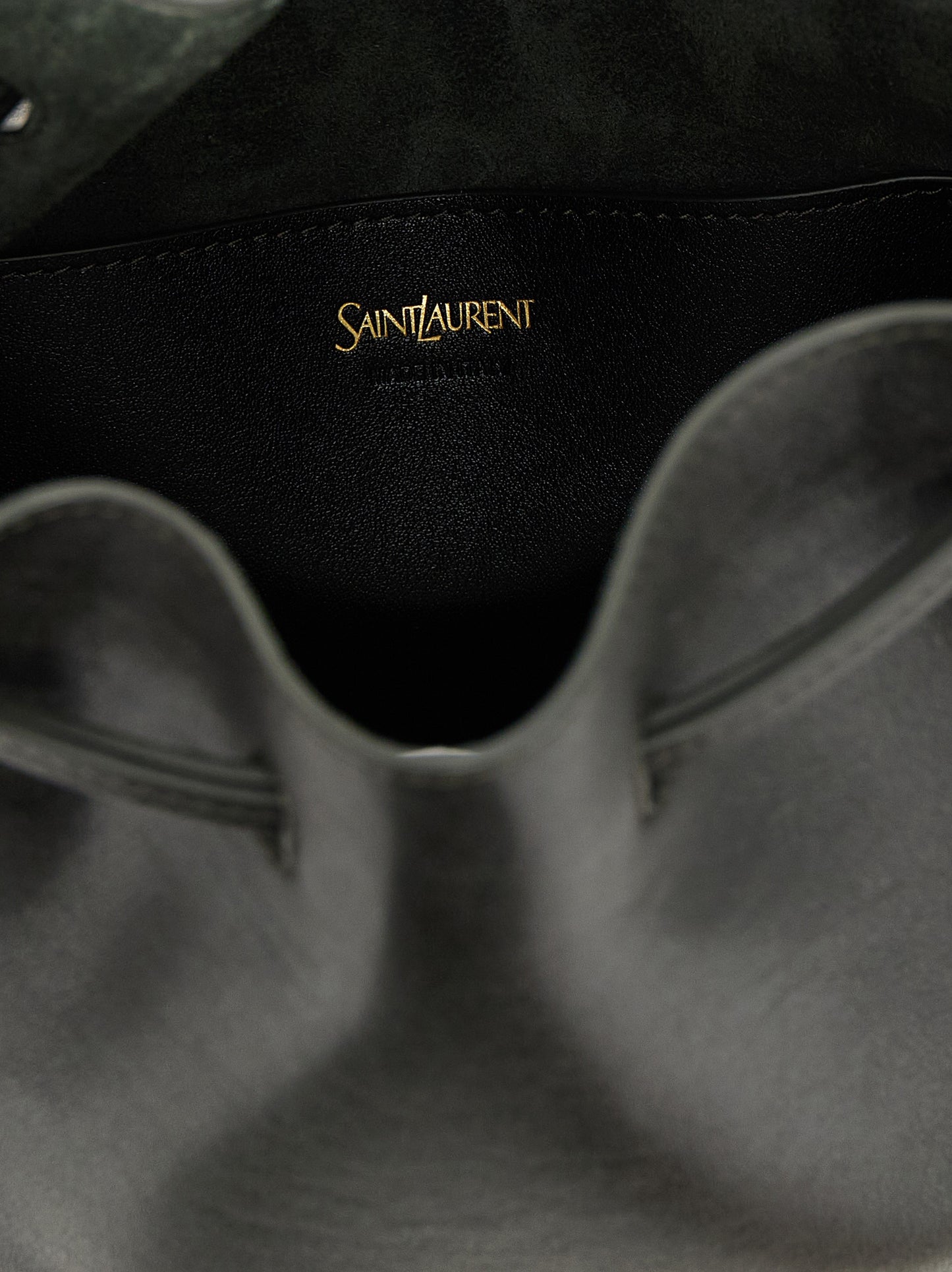 Saint Laurent Bicolor Calfskin Crossbody Bag Curated Luxury Accessories by Orvyn
