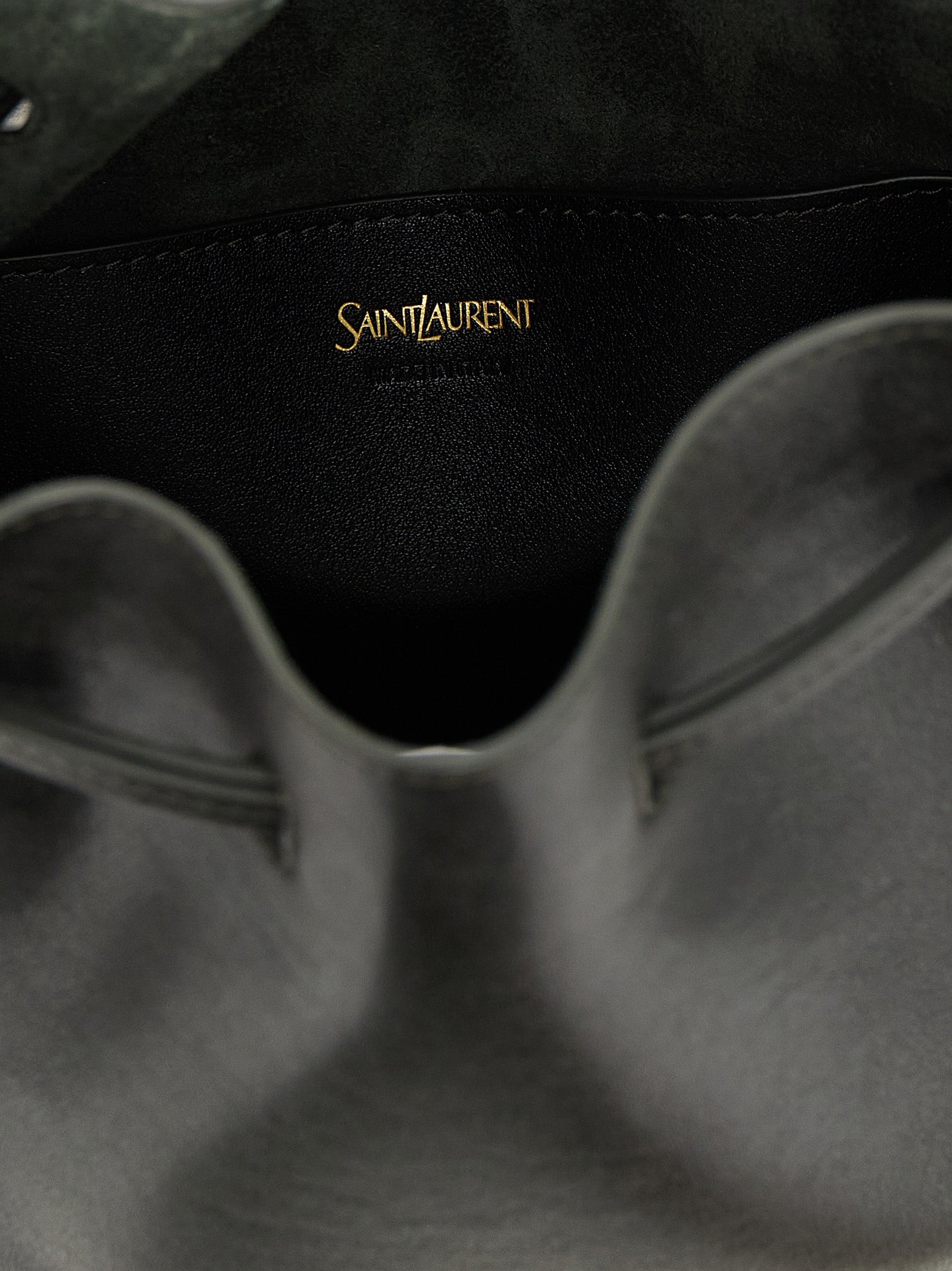 Saint Laurent Bicolor Calfskin Crossbody Bag Curated Luxury Accessories by Orvyn